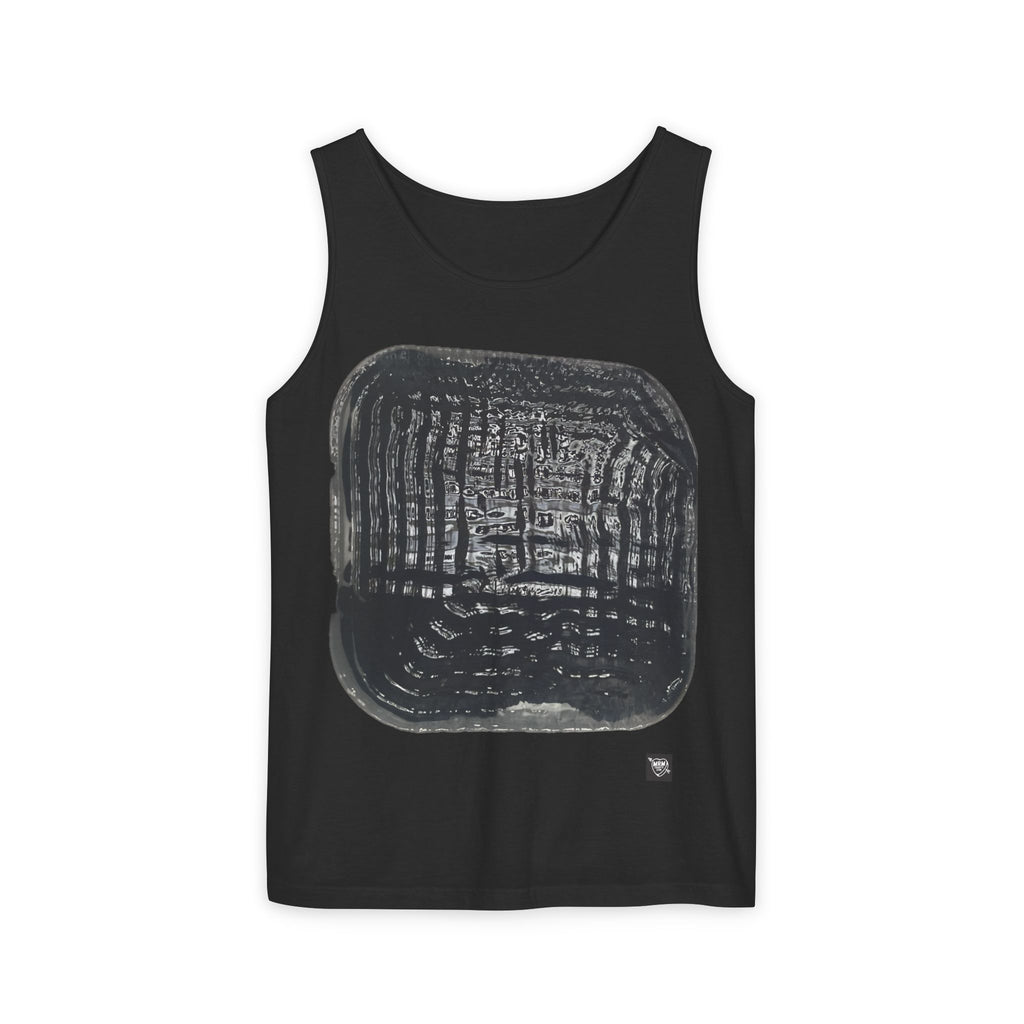 Abstract Black Brushstroke - Tank Top — Minimalist Art Graphic Tank