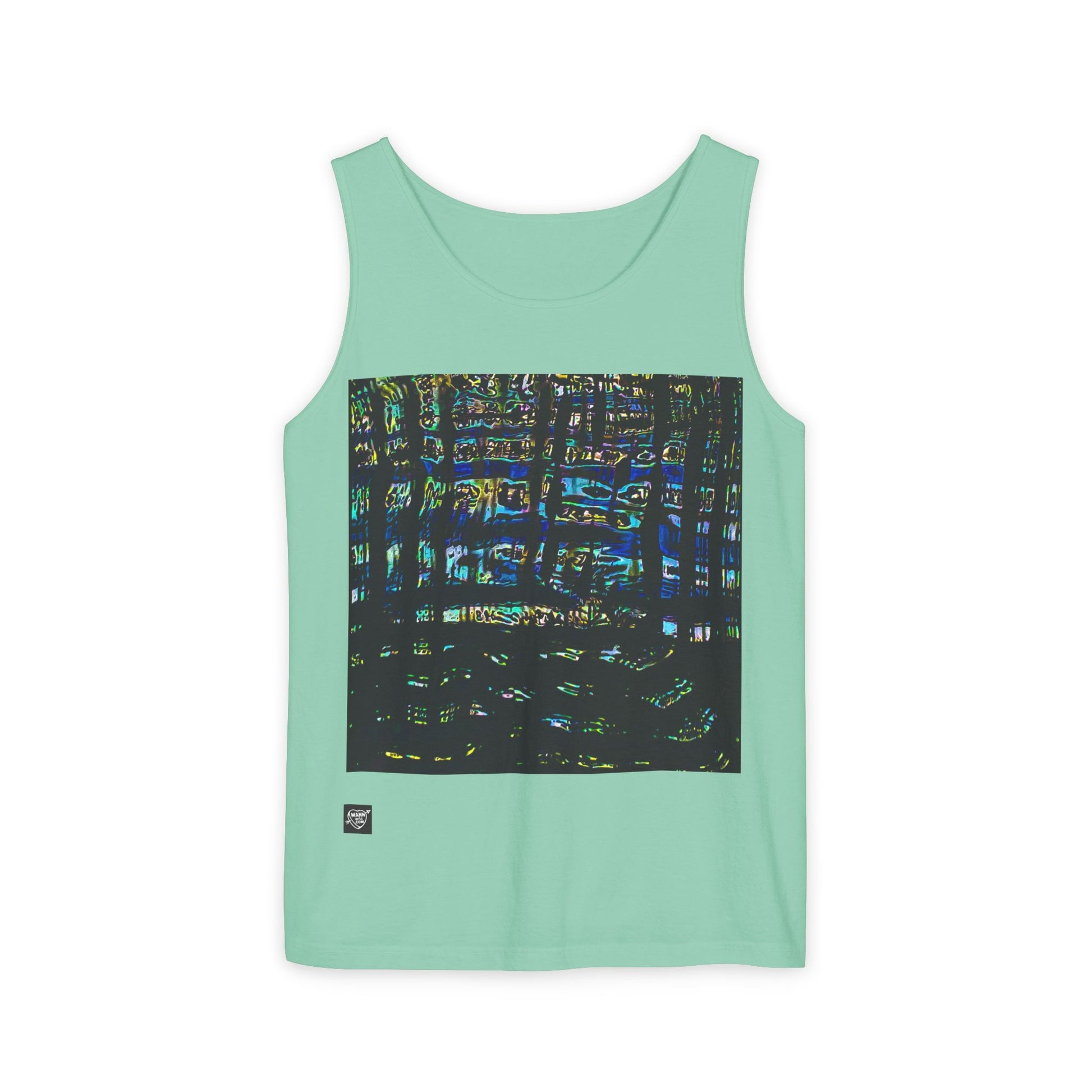 Iridescent Grid Abstract - Tank Top
