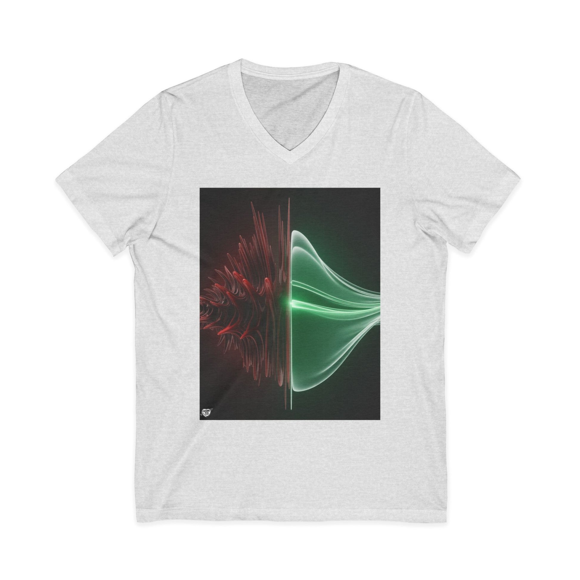 Split Frequency Abstract Soundwave - 5 -  V-Neck