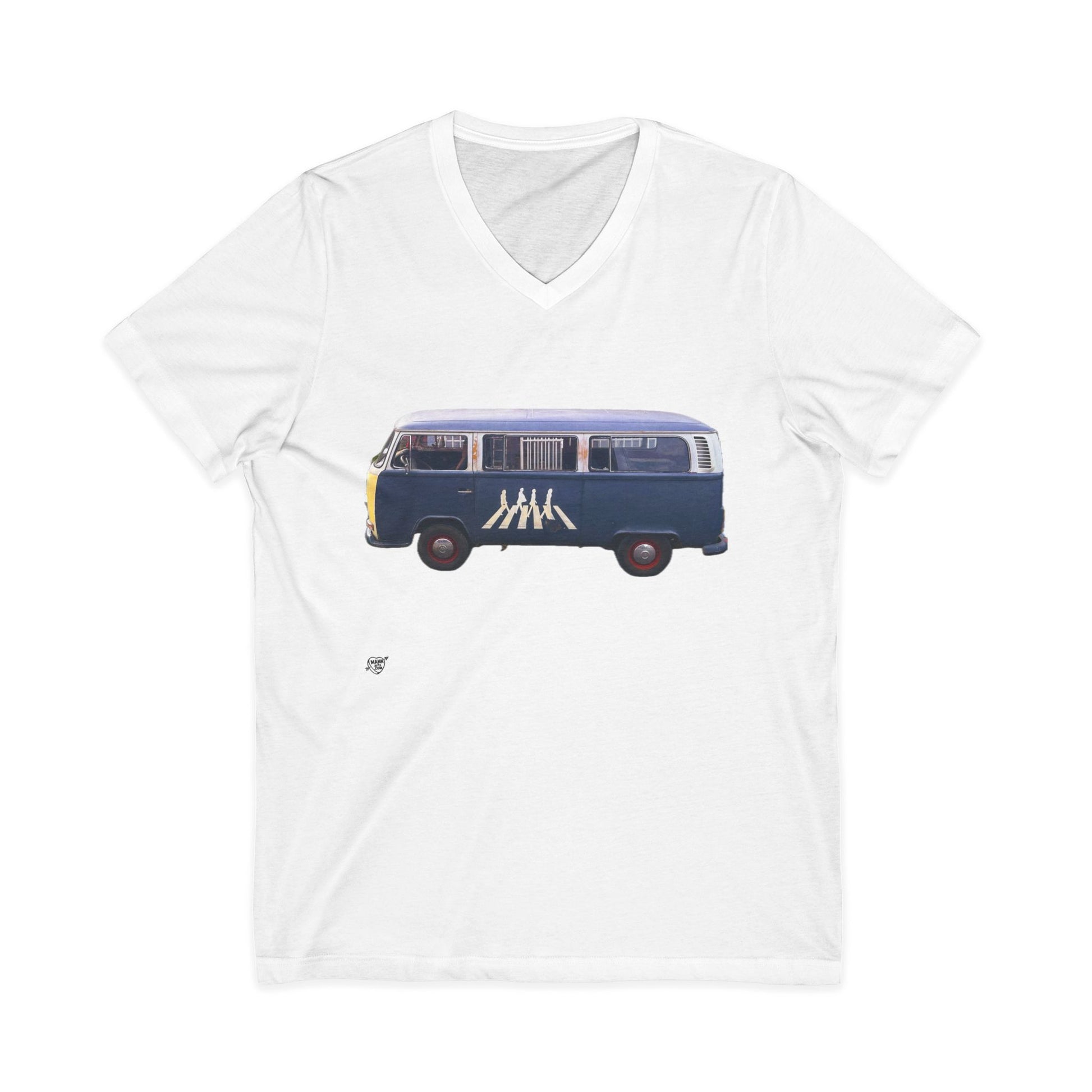 The Beatles on a VW  -  V-Neck
