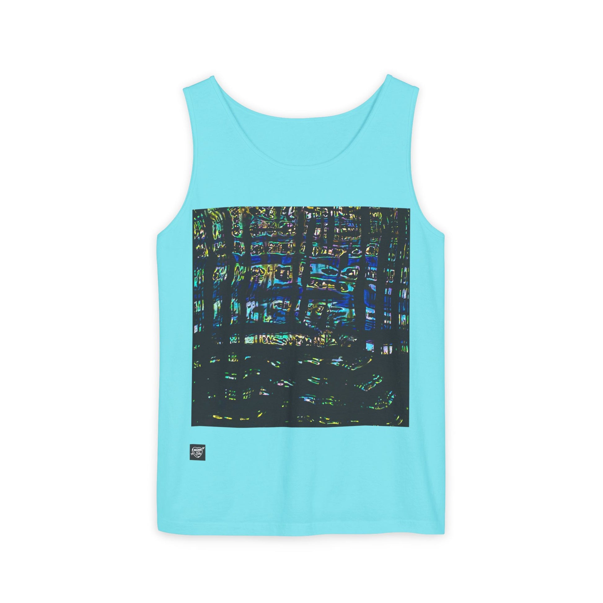 Iridescent Grid Abstract - Tank Top