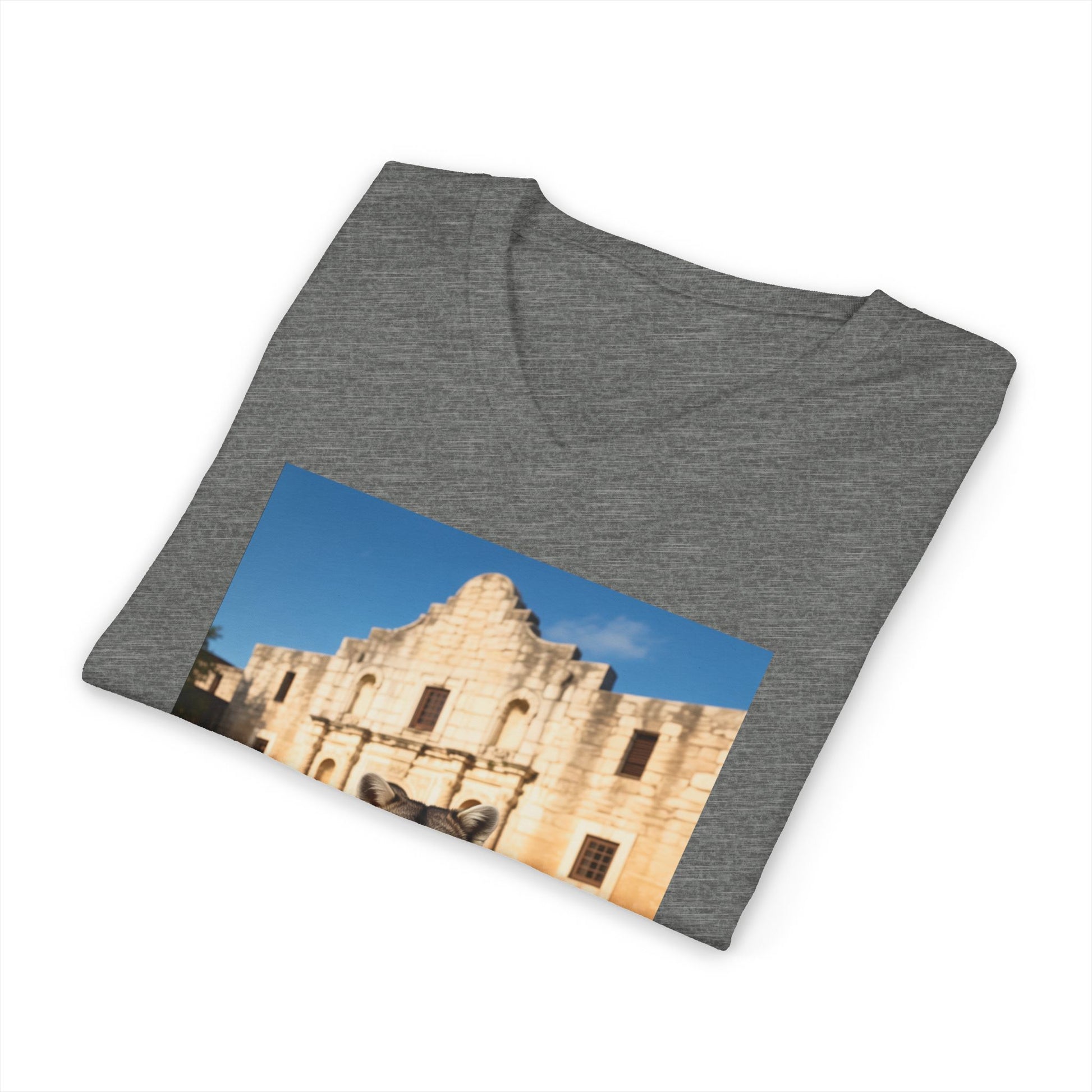 Raccoon at the Alamo - V-Neck
