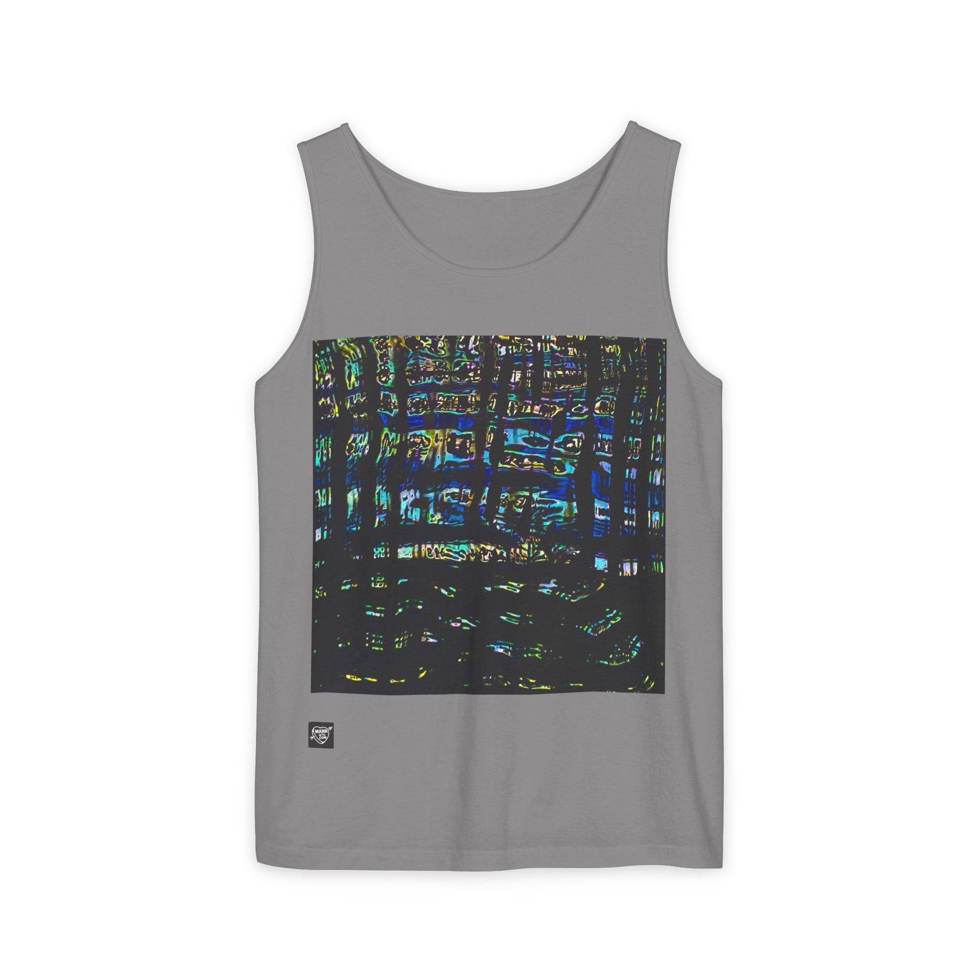 Iridescent Grid Abstract - Tank Top
