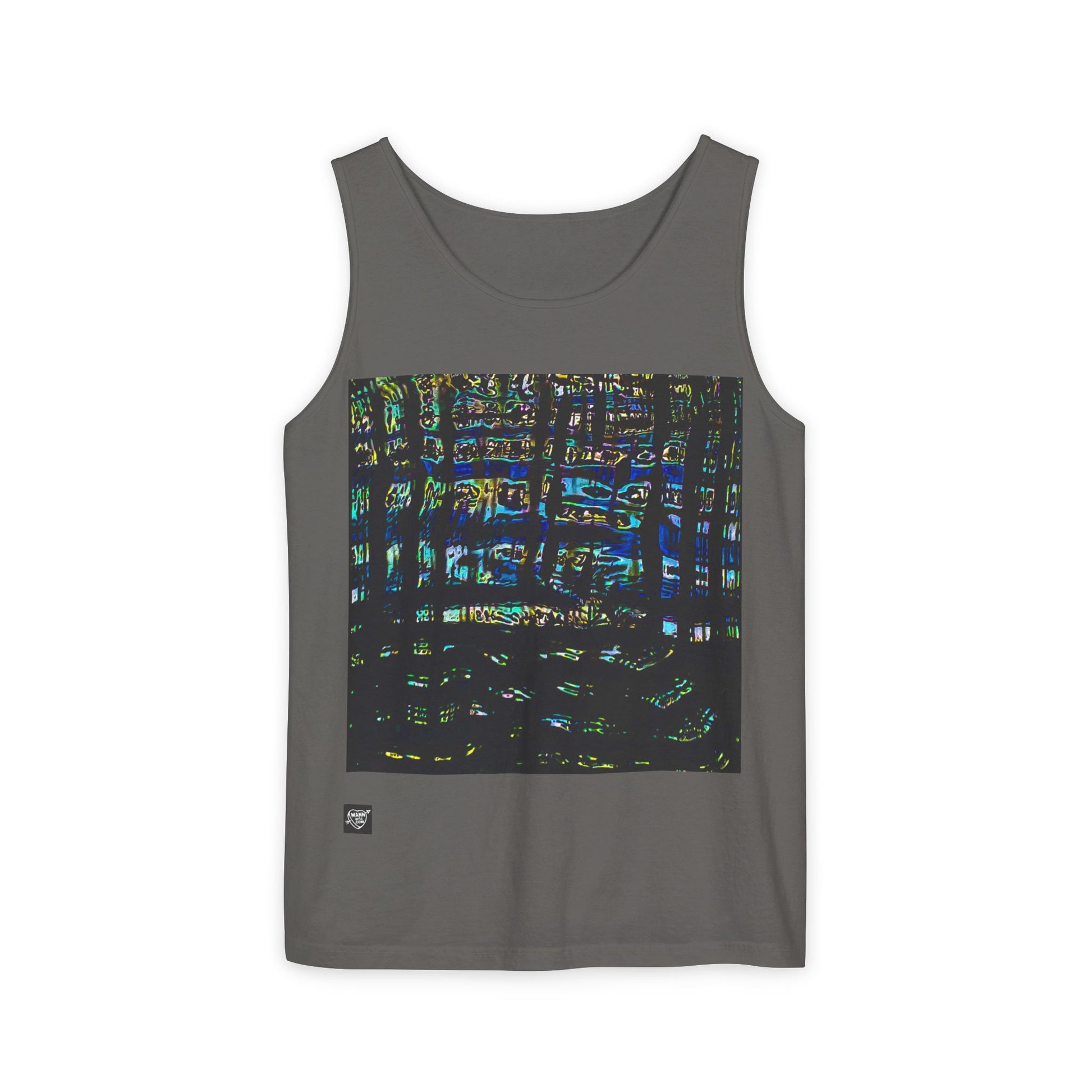 Iridescent Grid Abstract - Tank Top