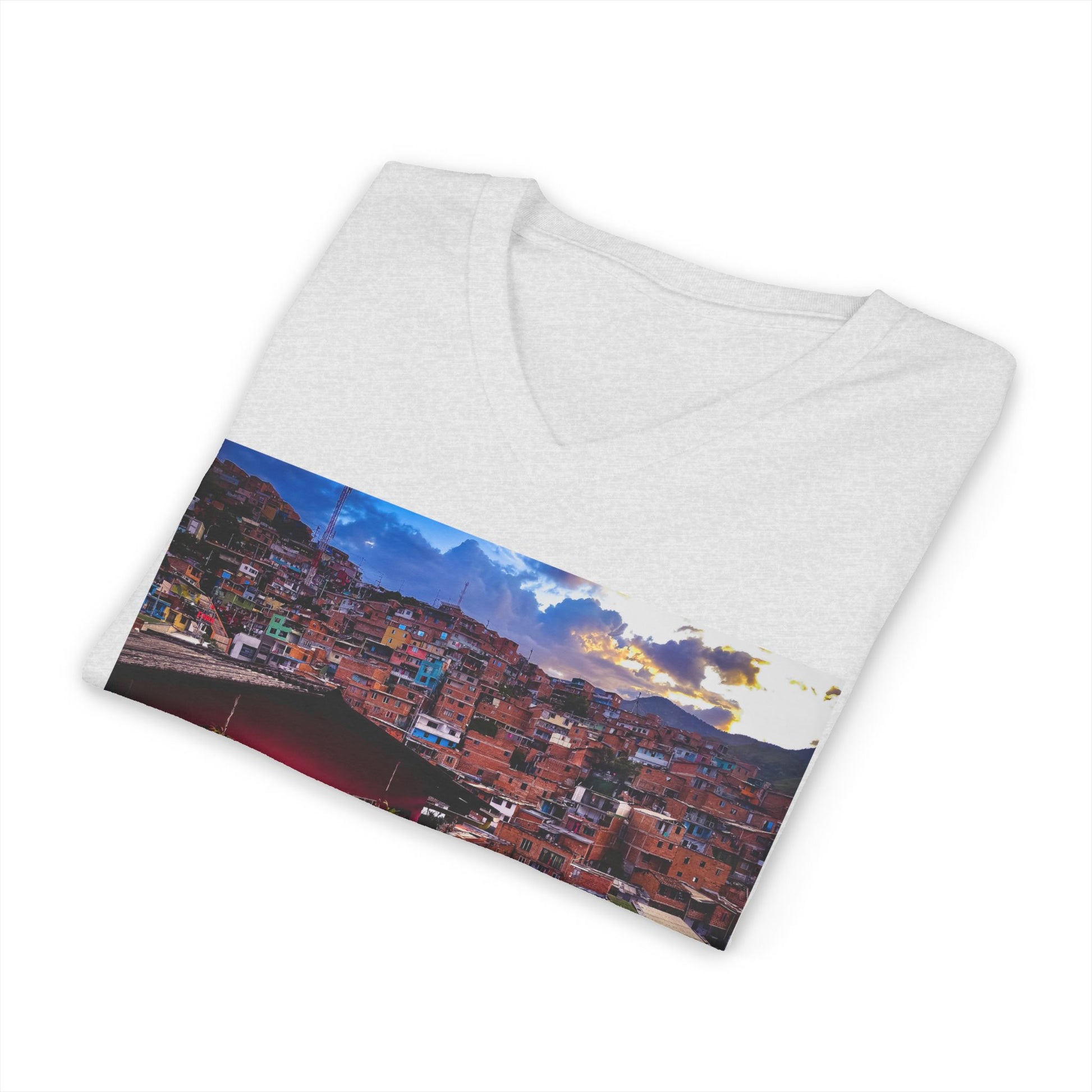 Colombian lady in Medellín - V-Neck