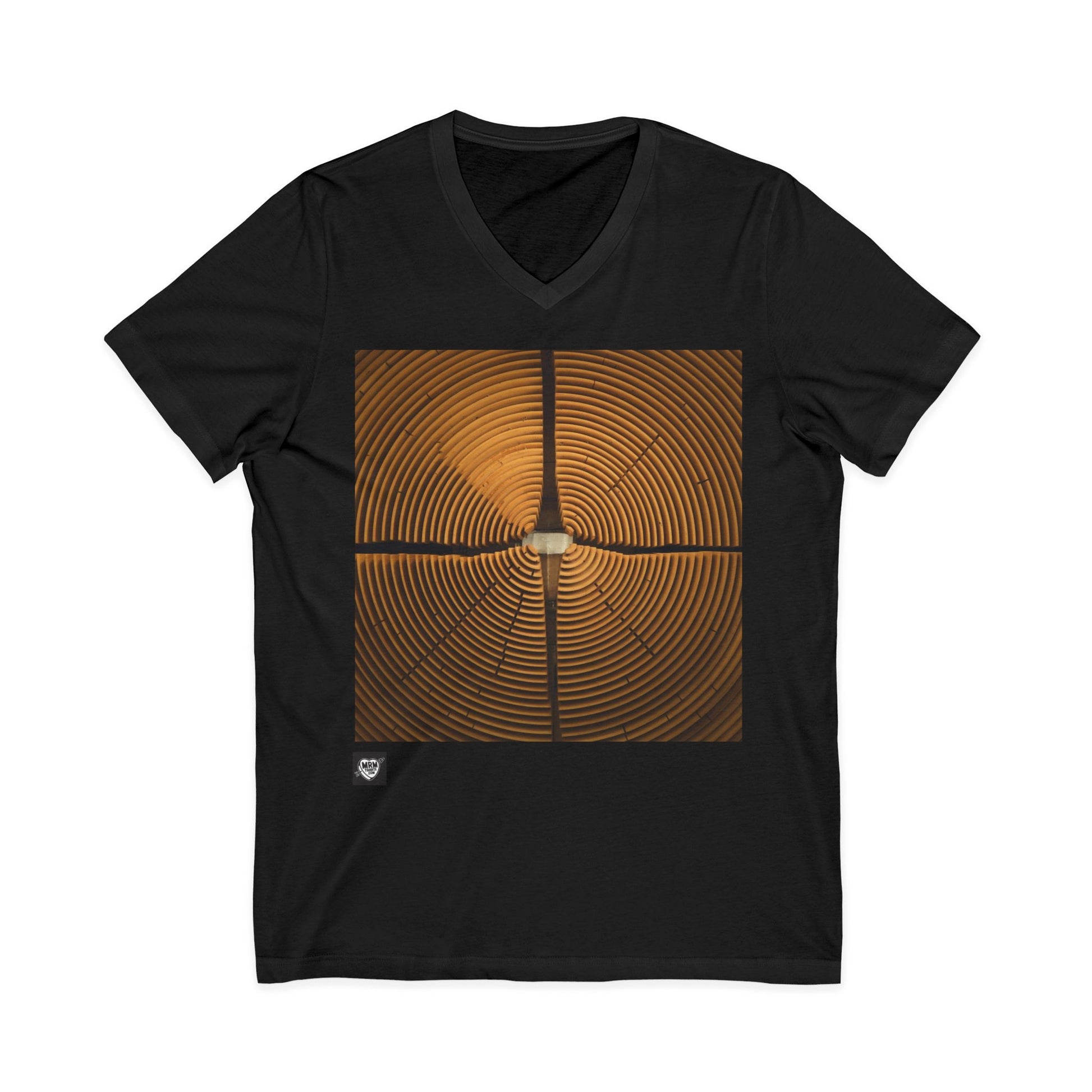 Sleek Geometric Design - 1 - V-Neck