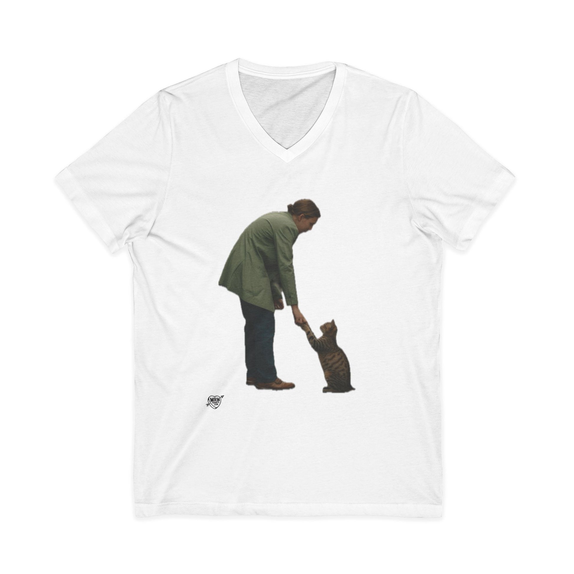 Person with a Cat High-Five - V-Neck