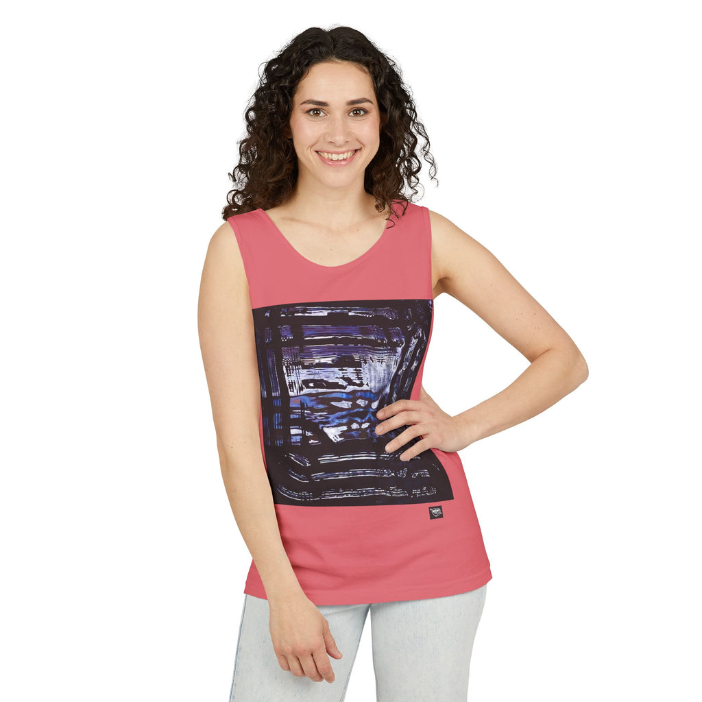 Abstract Midnight Square - Tank Top