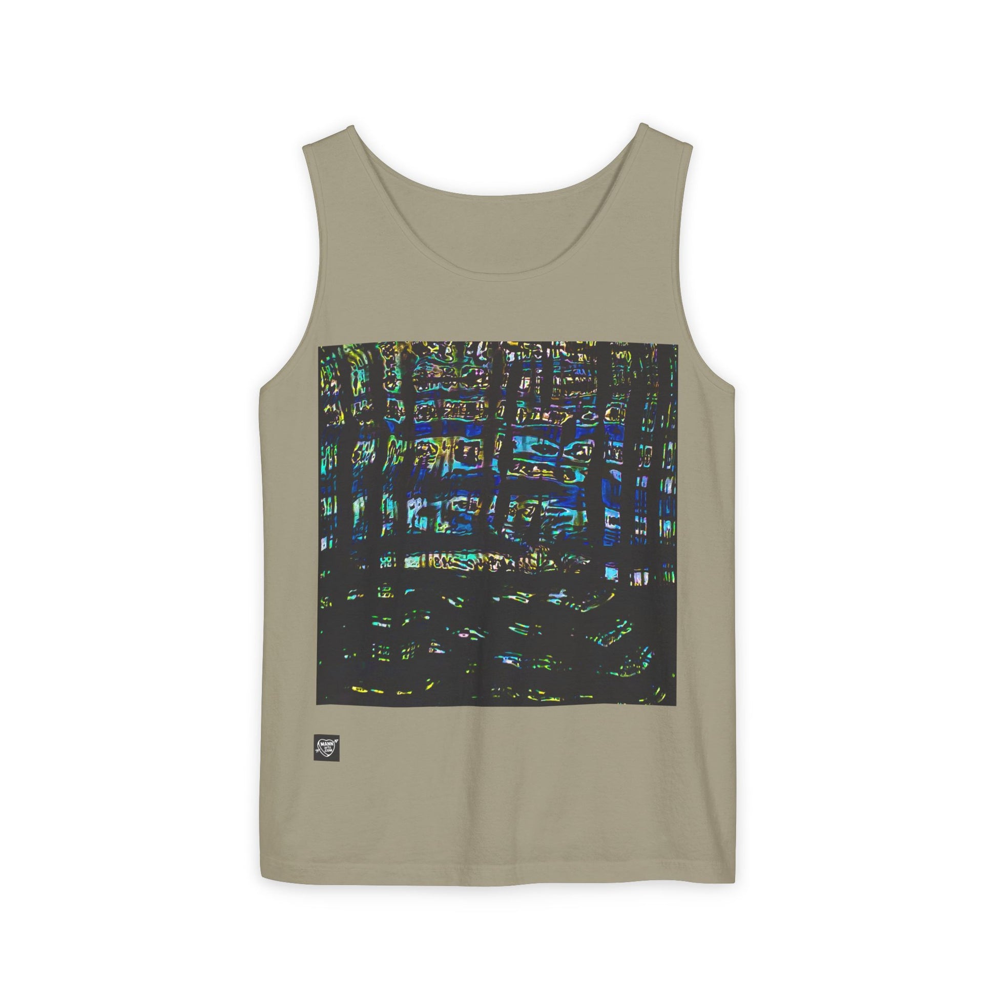 Iridescent Grid Abstract - Tank Top