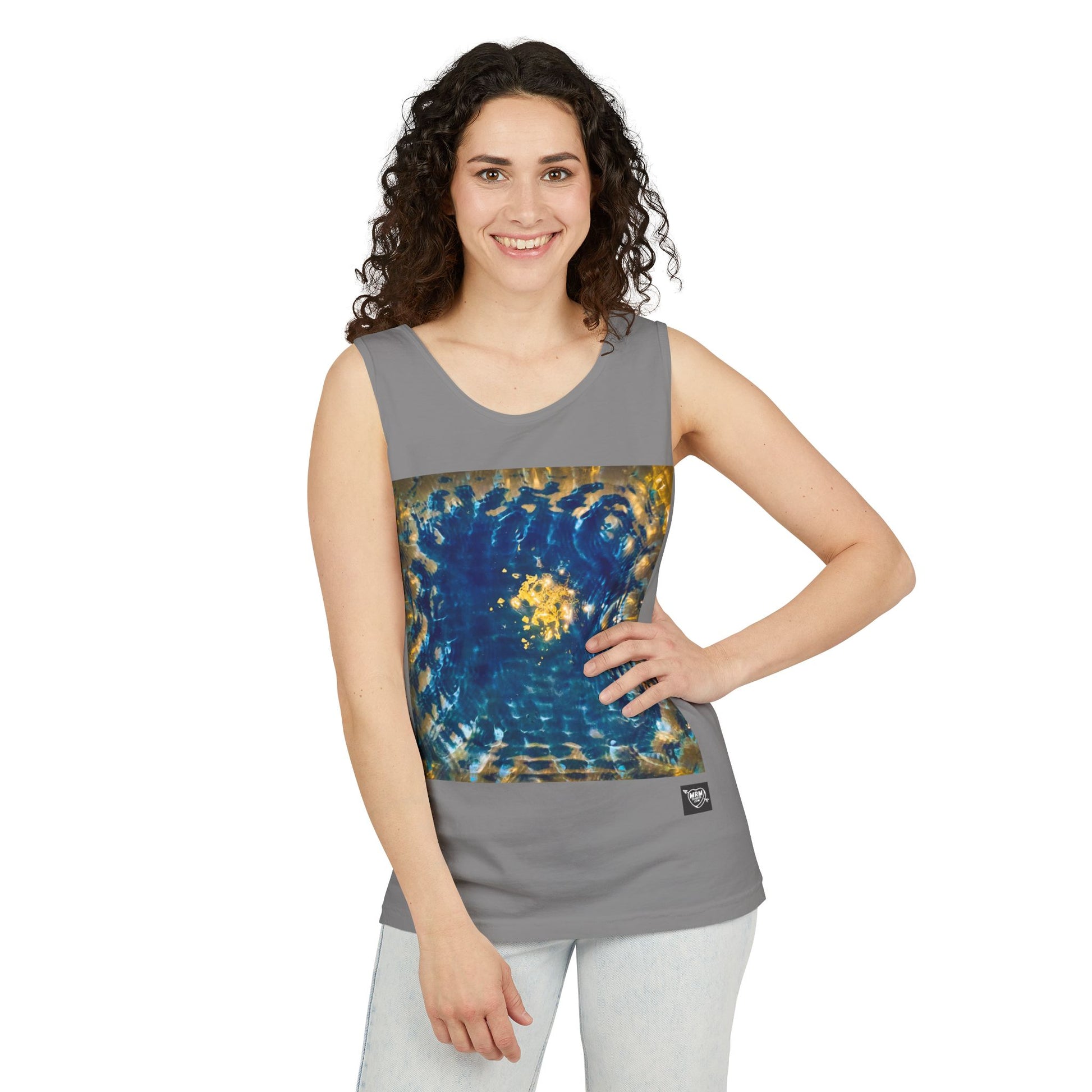 Tie-Dye Spiral water - 1 - Tank Top