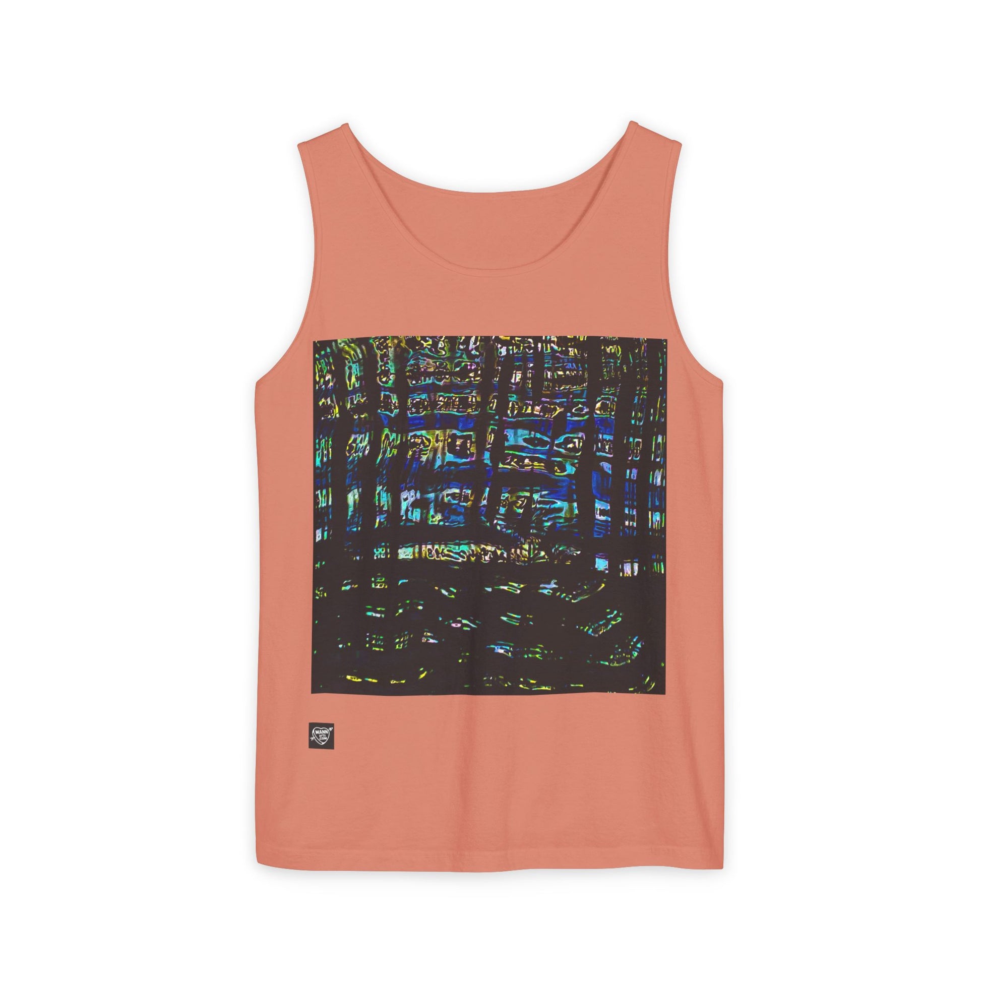 Iridescent Grid Abstract - Tank Top