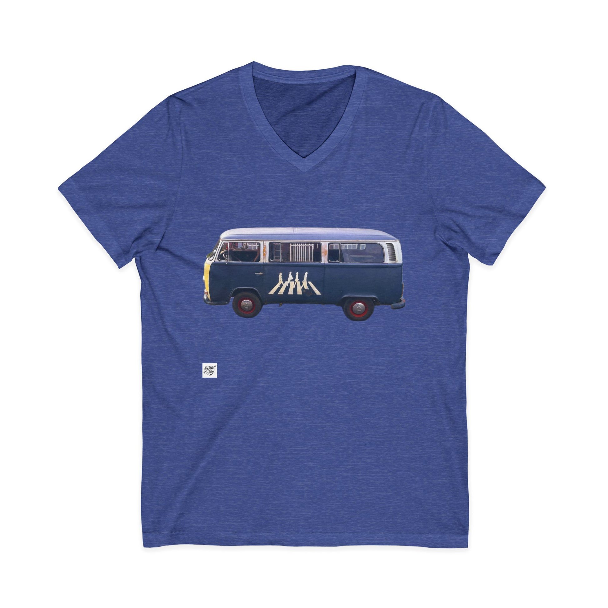 The Beatles on a VW  -  V-Neck