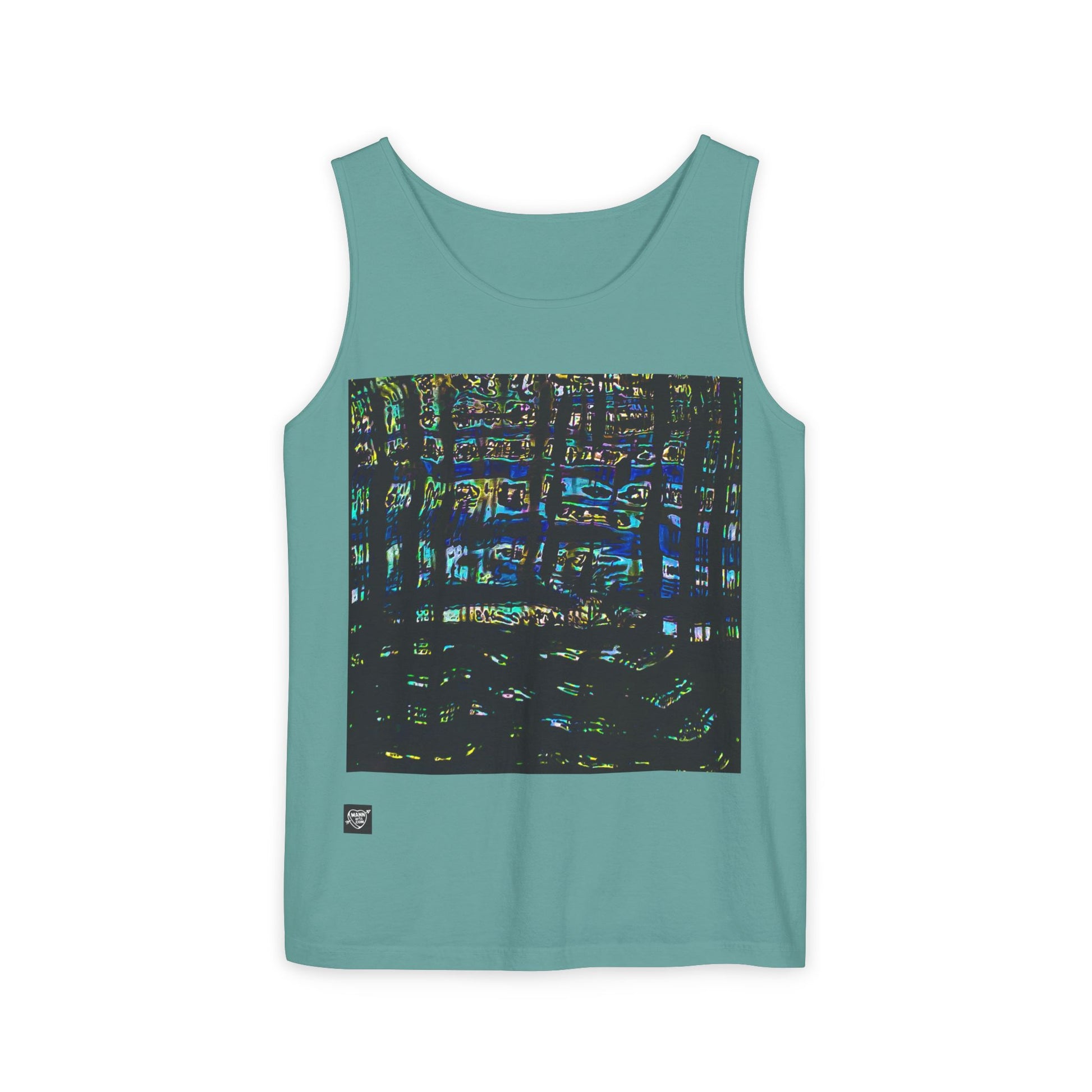 Iridescent Grid Abstract - Tank Top