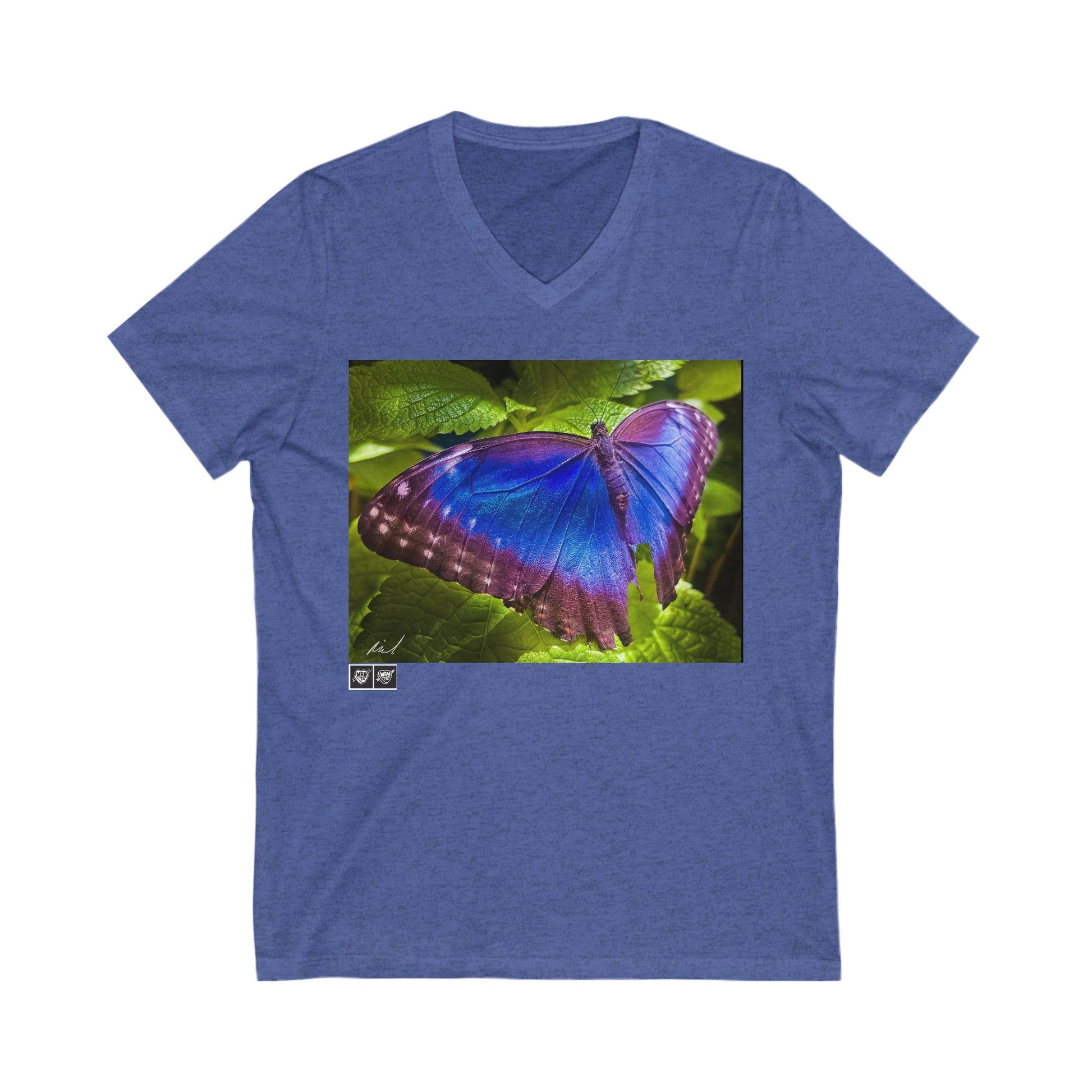 Costa Rica  - Butterfly Mariposa - 1 - V-Neck
