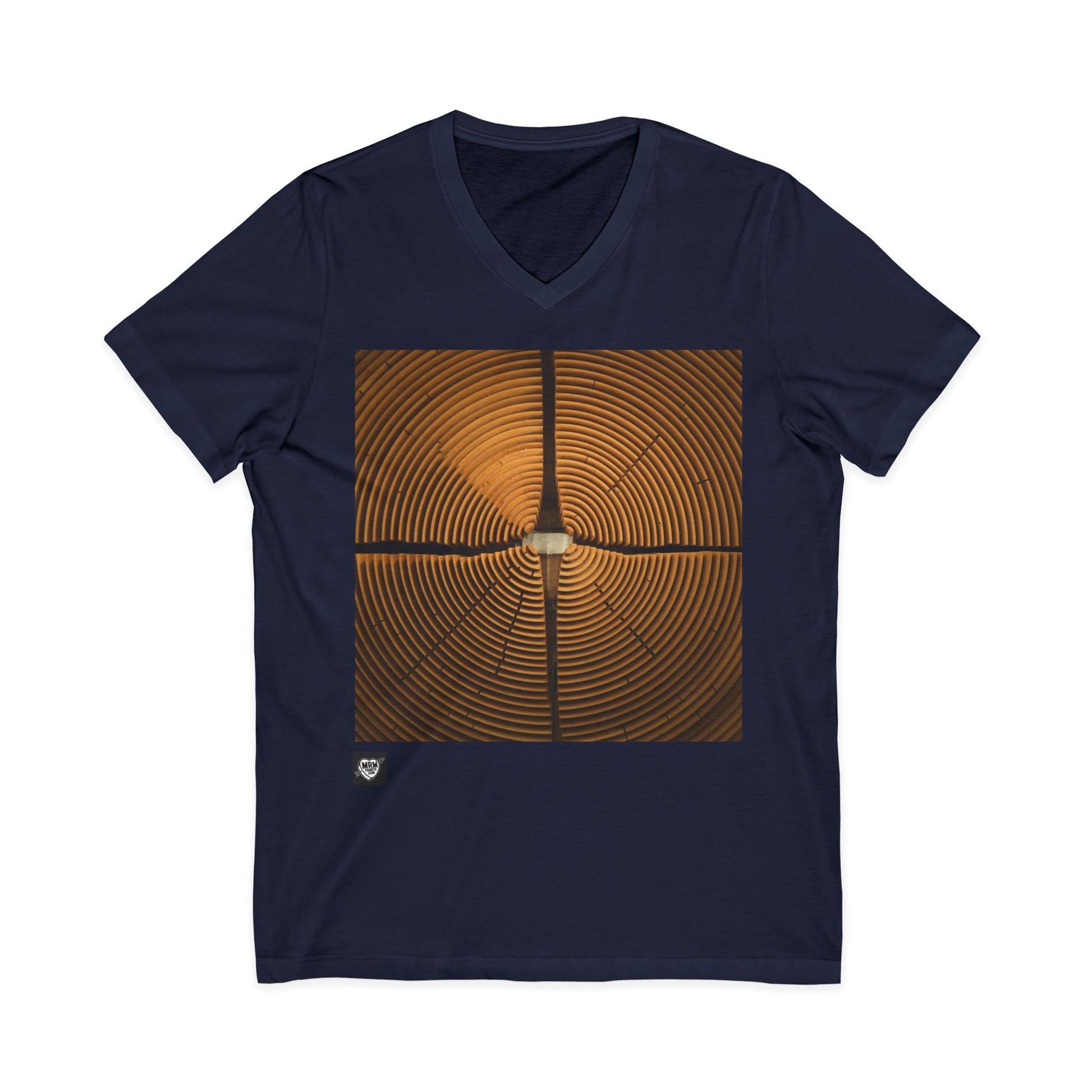 Sleek Geometric Design - 1 - V-Neck