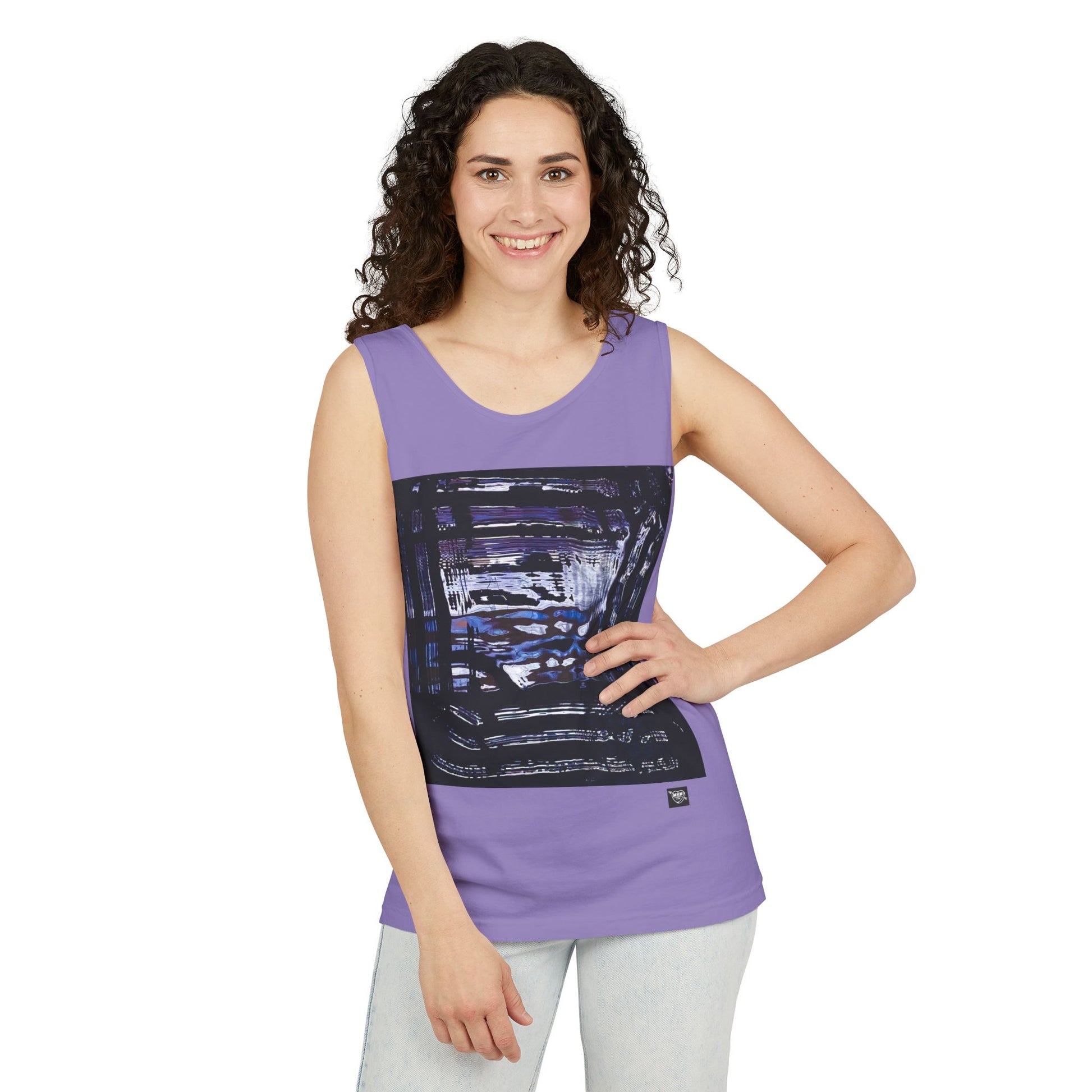 Abstract Midnight Square - Tank Top