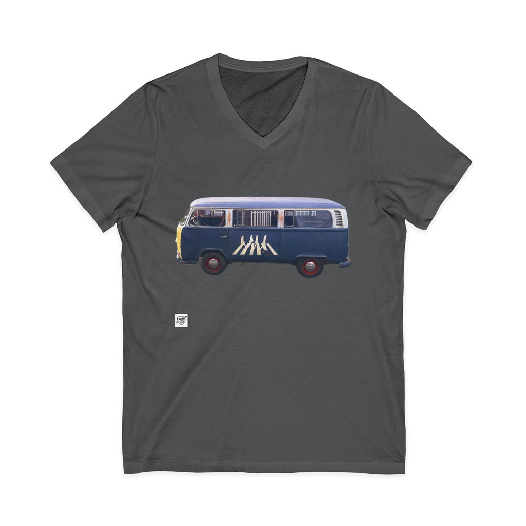 The Beatles on a VW  -  V-Neck