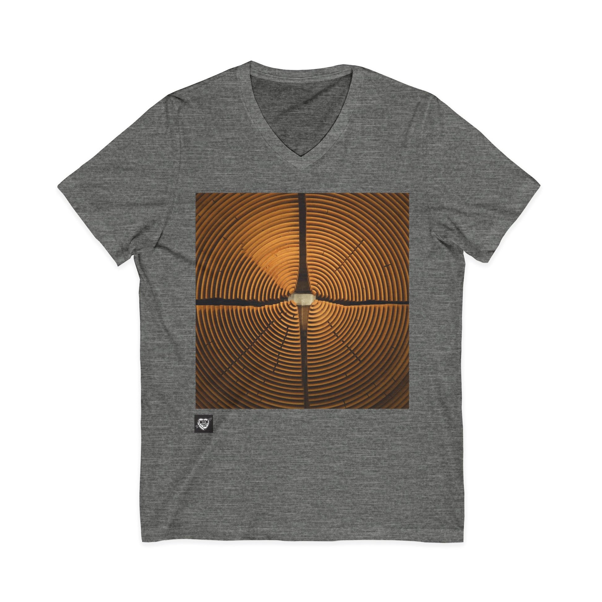 Sleek Geometric Design - 1 - V-Neck