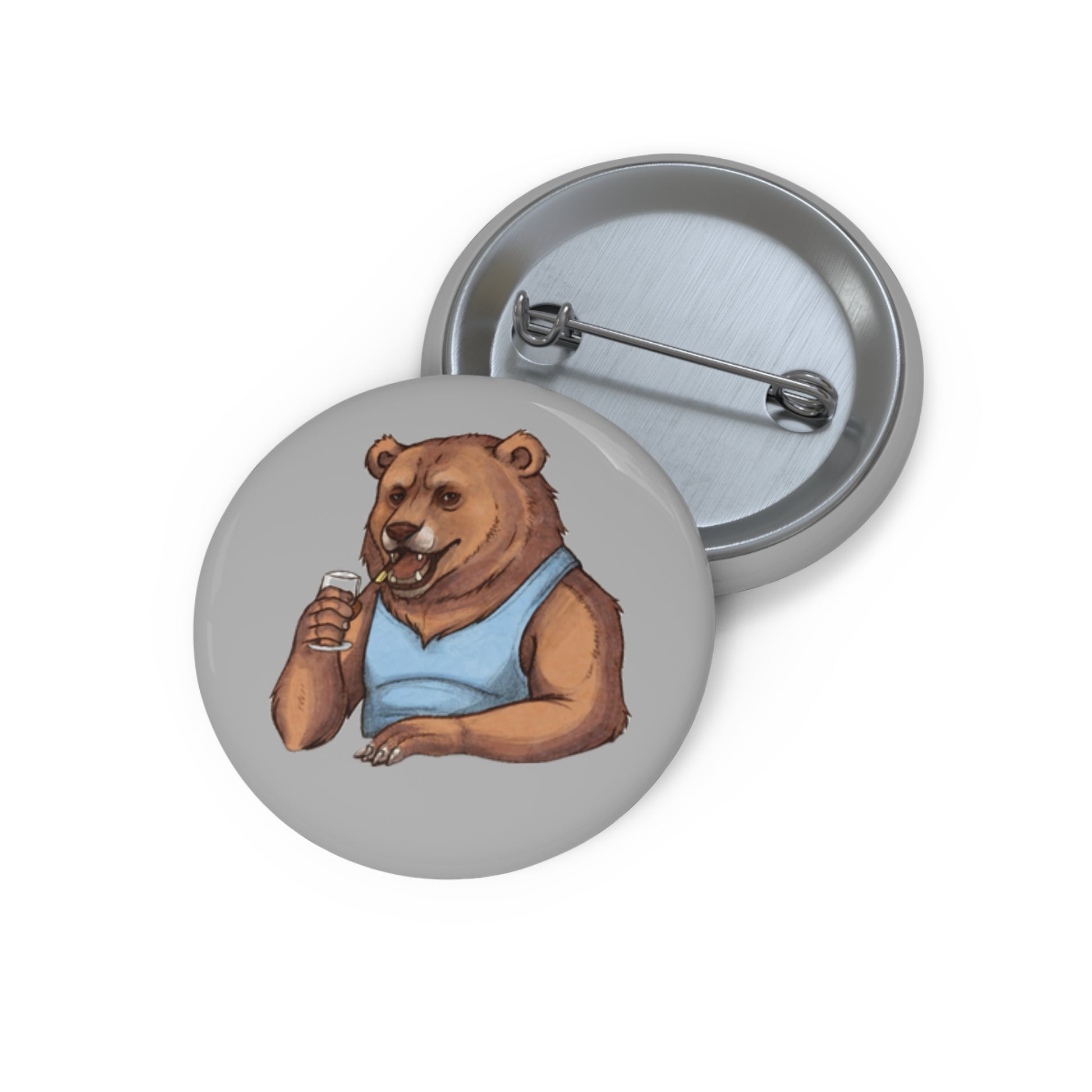 Training bear at the bar.