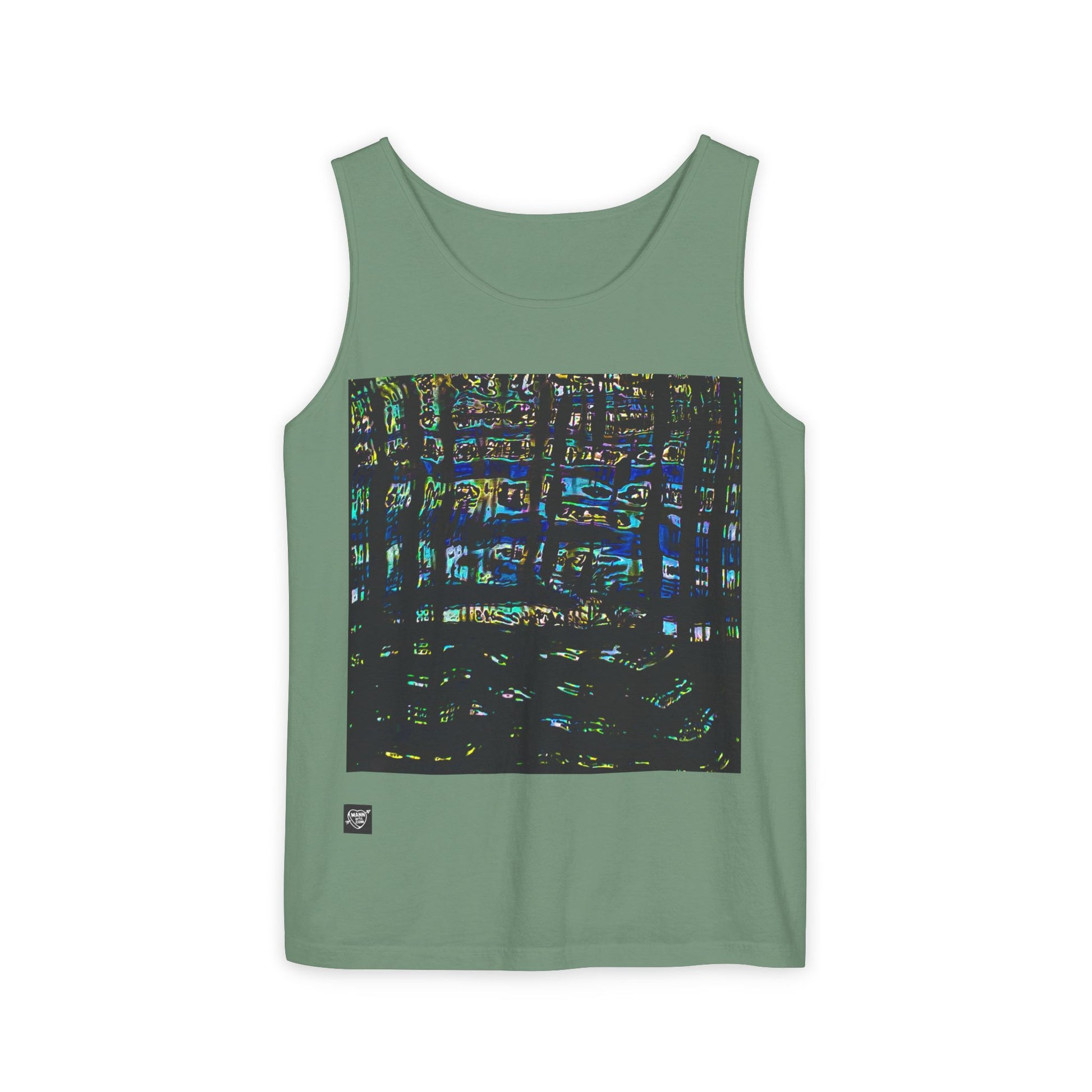 Iridescent Grid Abstract - Tank Top