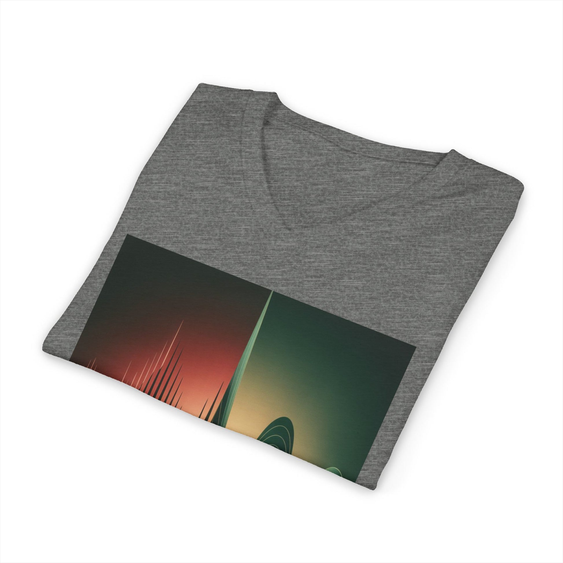 432 Hz vs 528 Hz Sound Frequency Graphic - V‑Neck