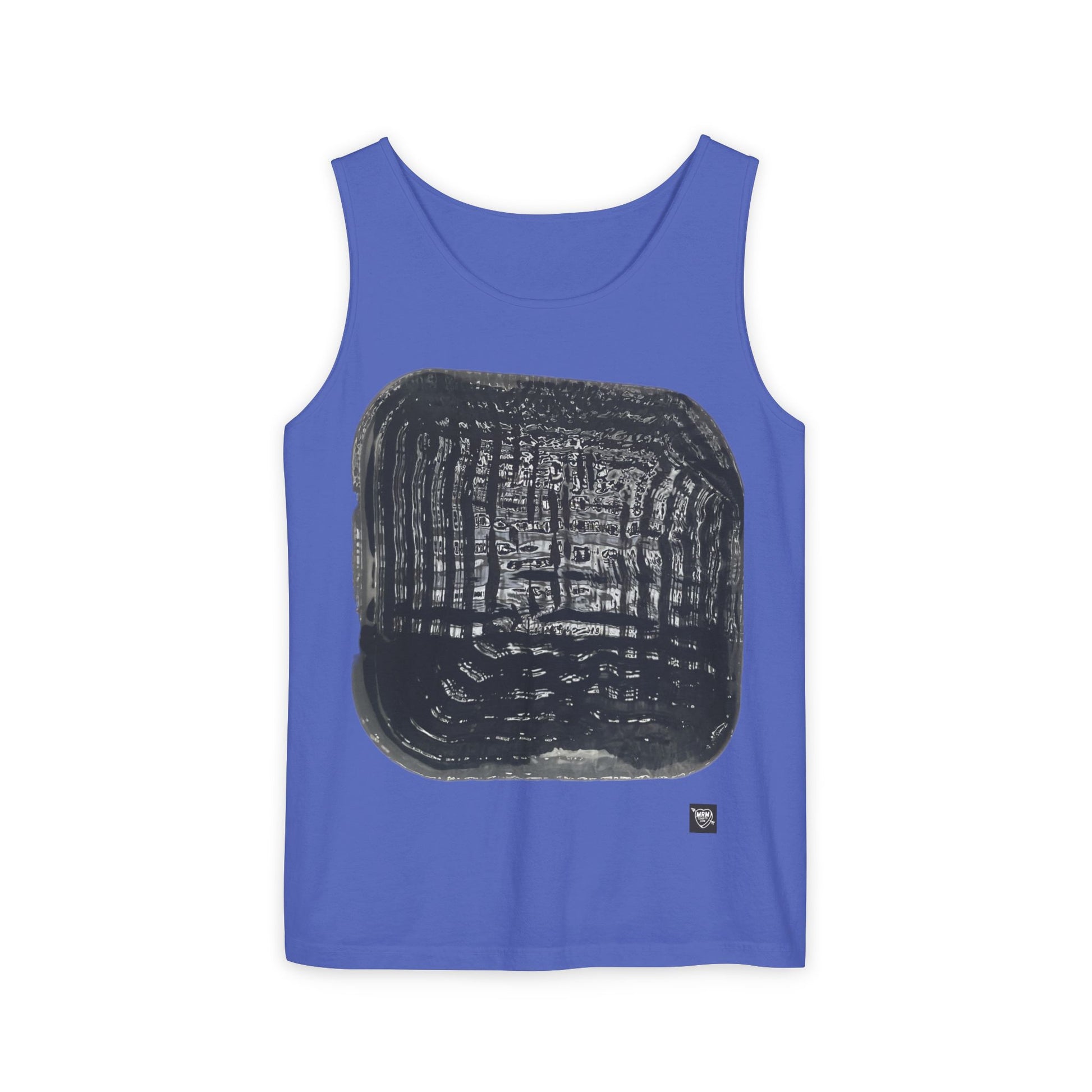 Abstract Black Brushstroke - Tank Top — Minimalist Art Graphic Tank