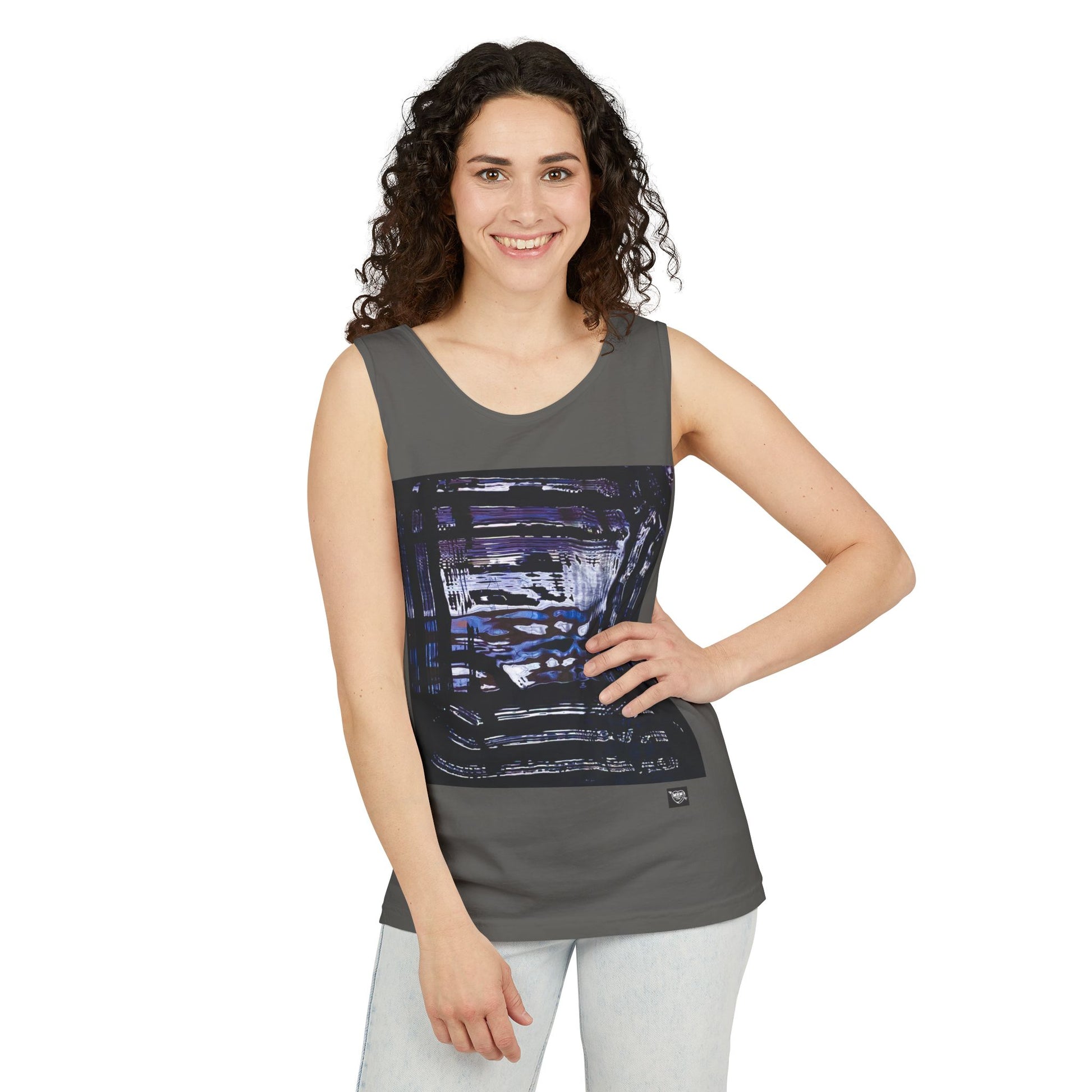 Abstract Midnight Square - Tank Top