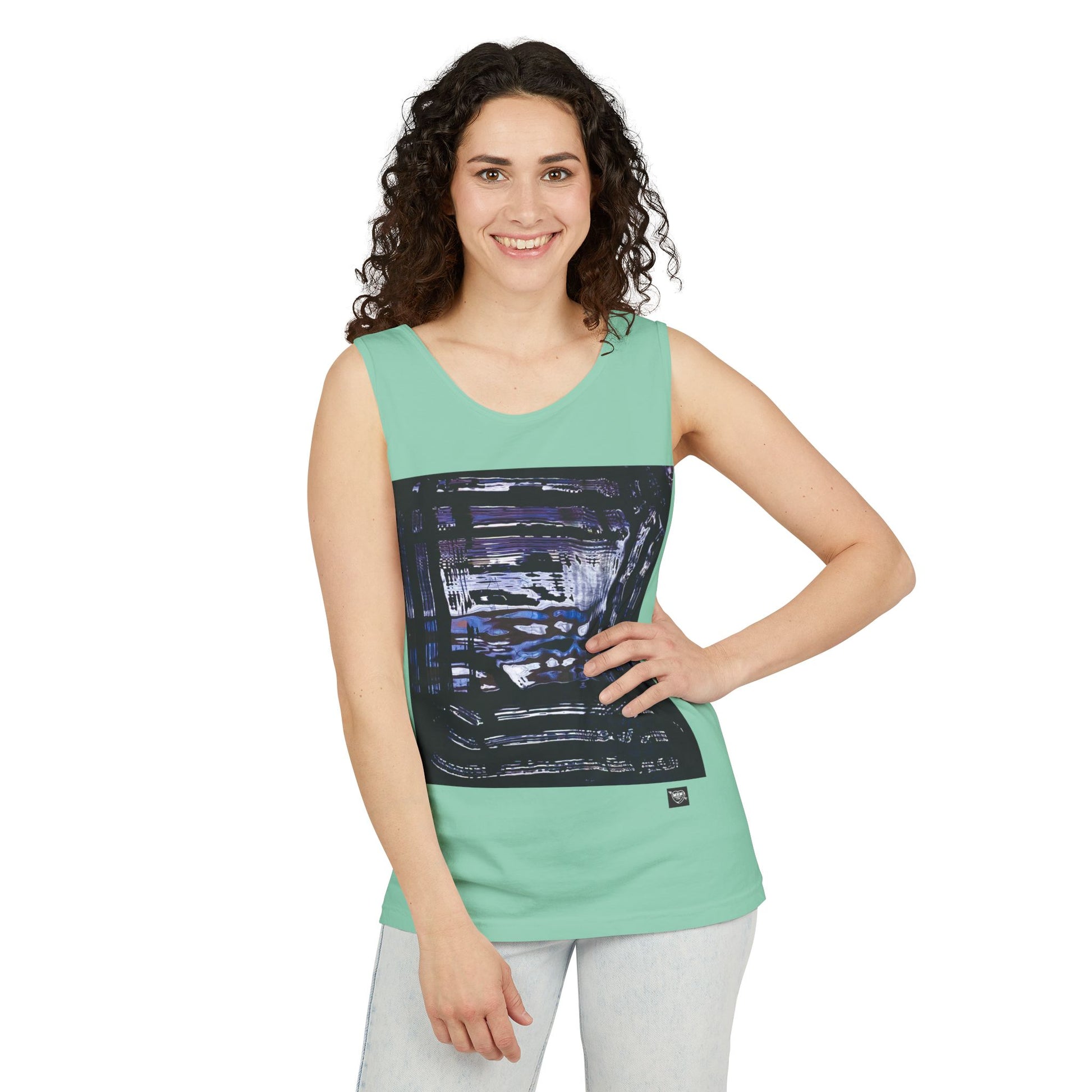 Abstract Midnight Square - Tank Top