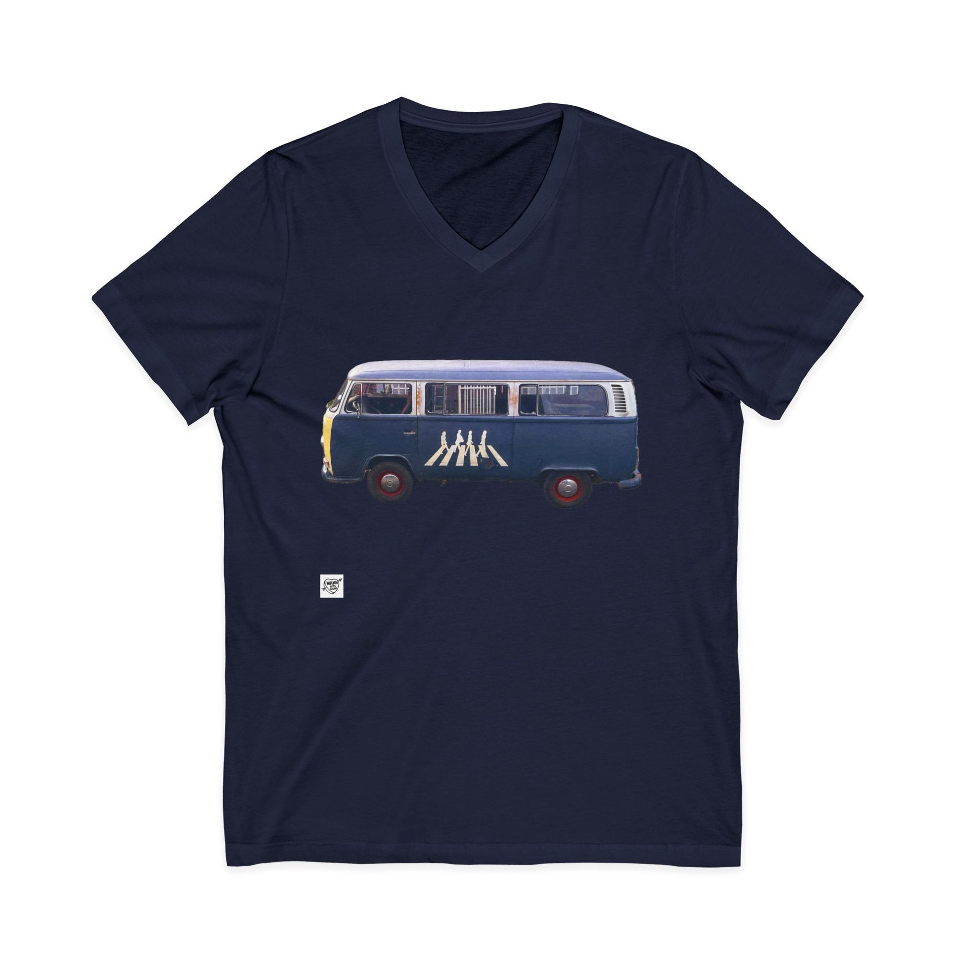The Beatles on a VW  -  V-Neck