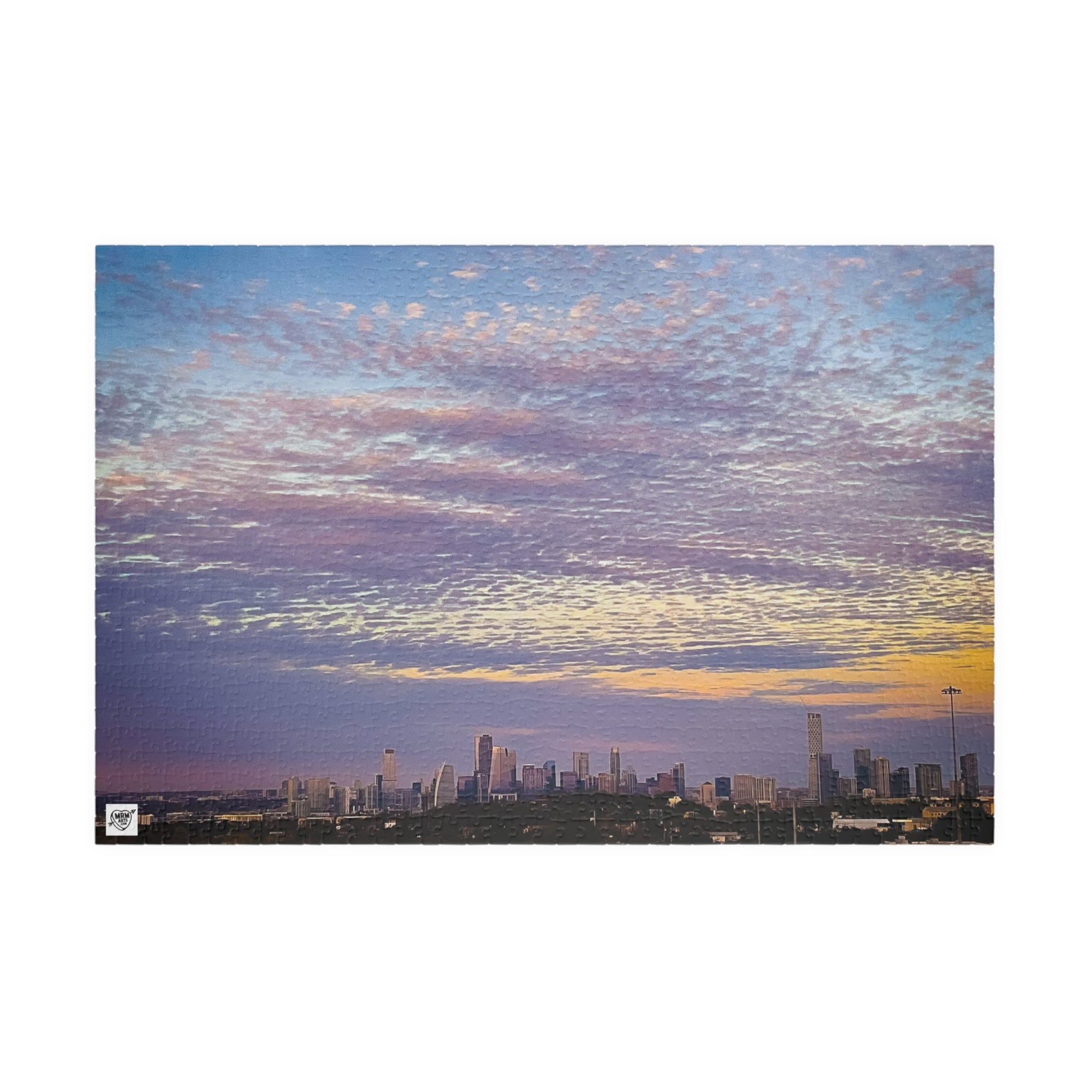 Claude Monet - Austin, Texas - Skyline Sunset Jigsaw Puzzle — Scenic Skyline Sunset Puzz. 1014 pcs