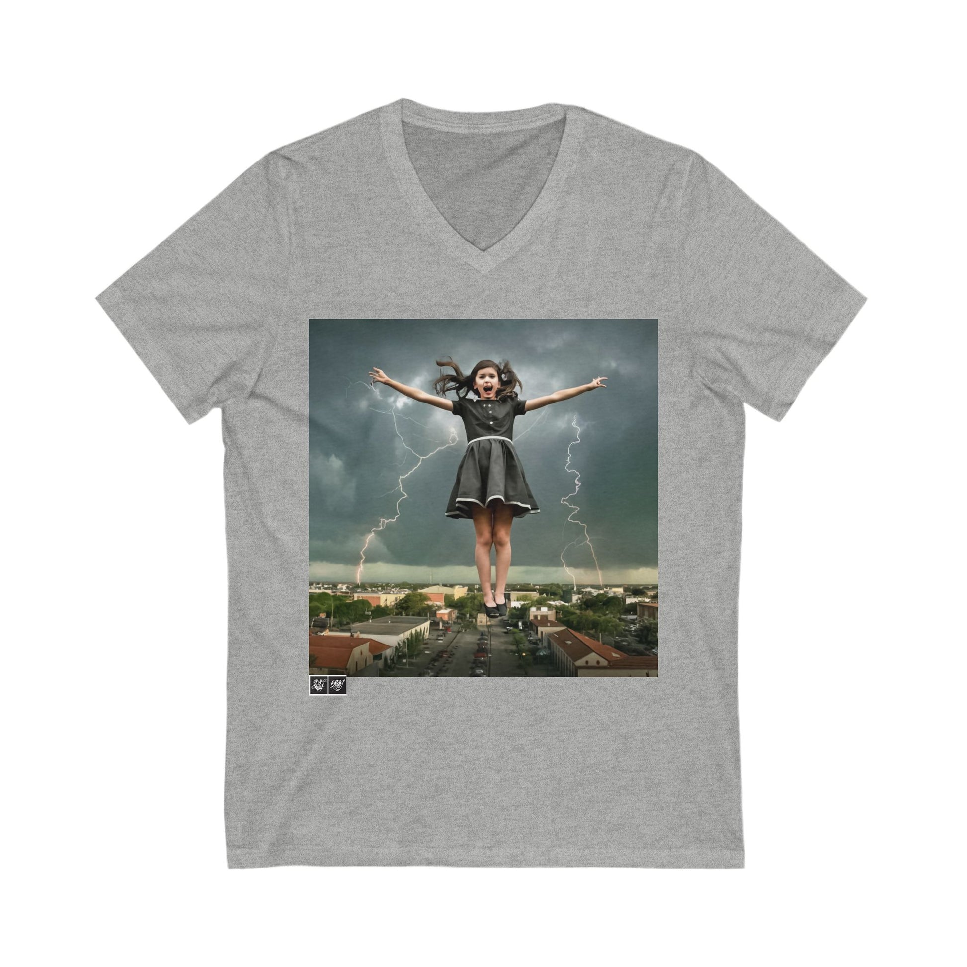 Lightning girl - V-Neck