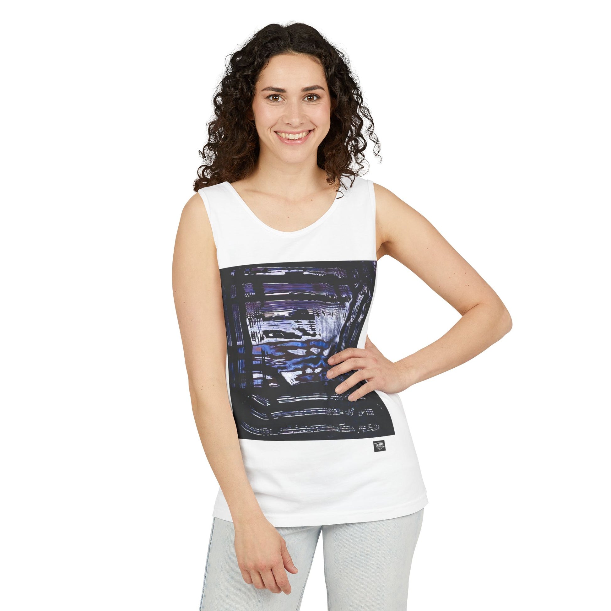 Abstract Midnight Square - Tank Top