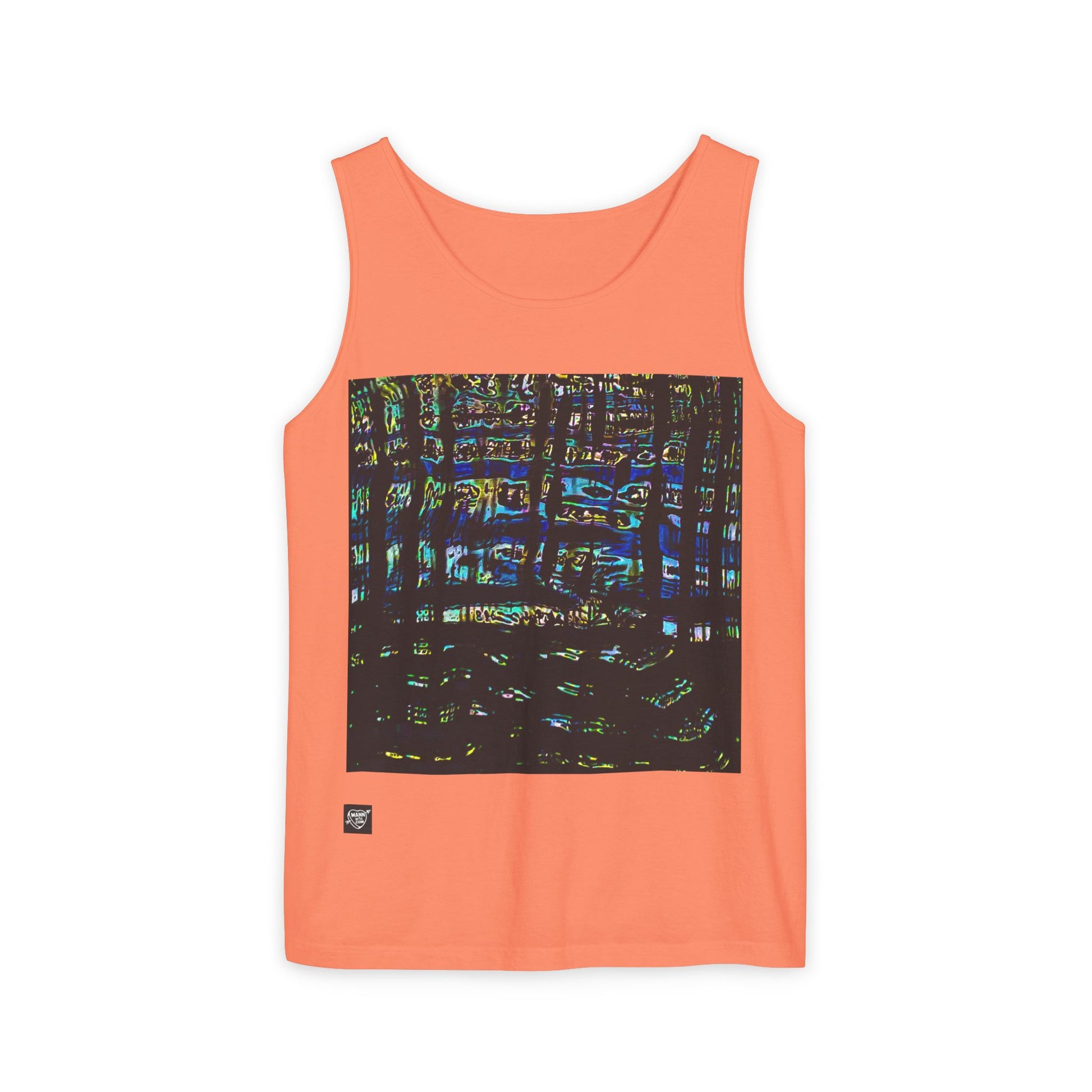Iridescent Grid Abstract - Tank Top