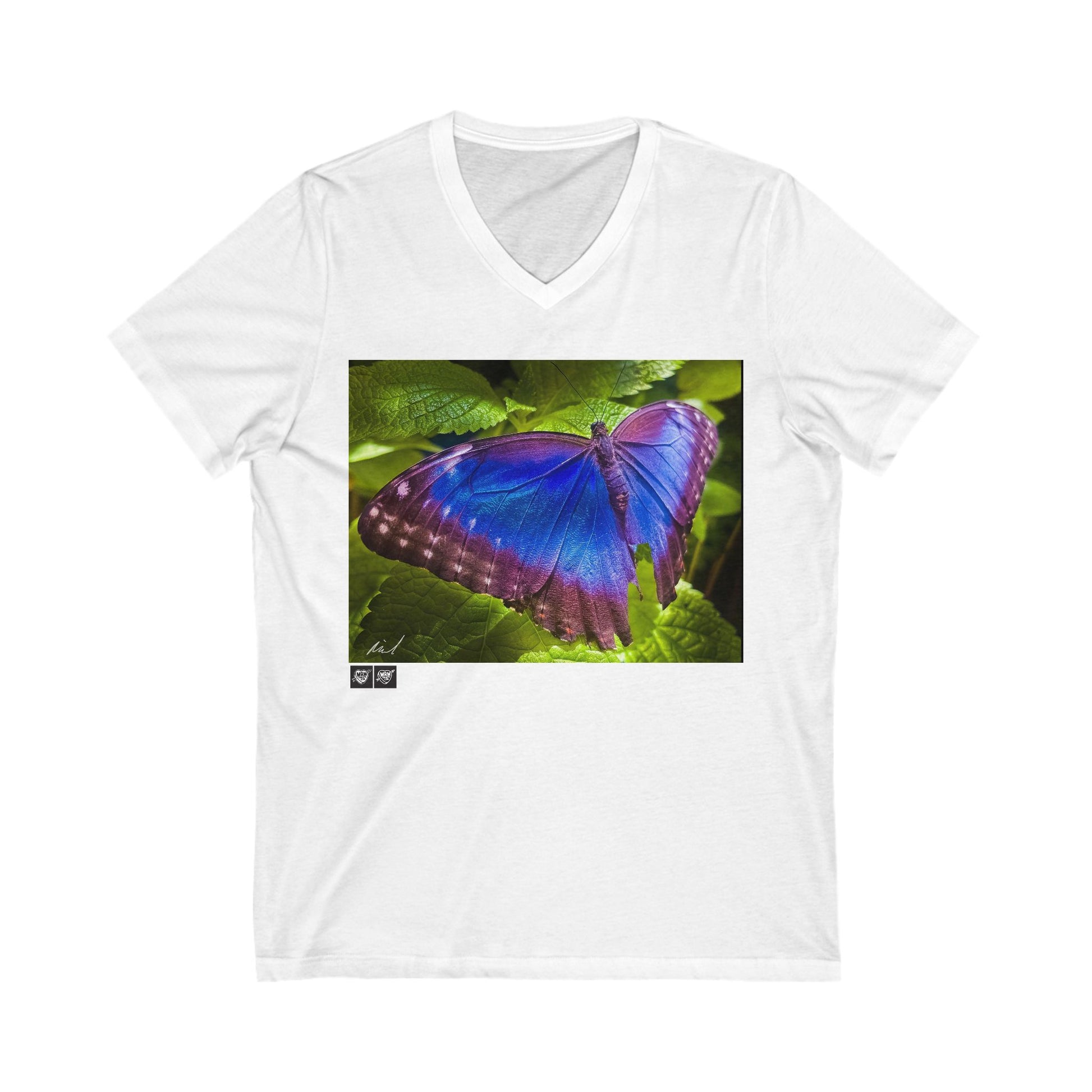 Costa Rica  - Butterfly Mariposa - 1 - V-Neck