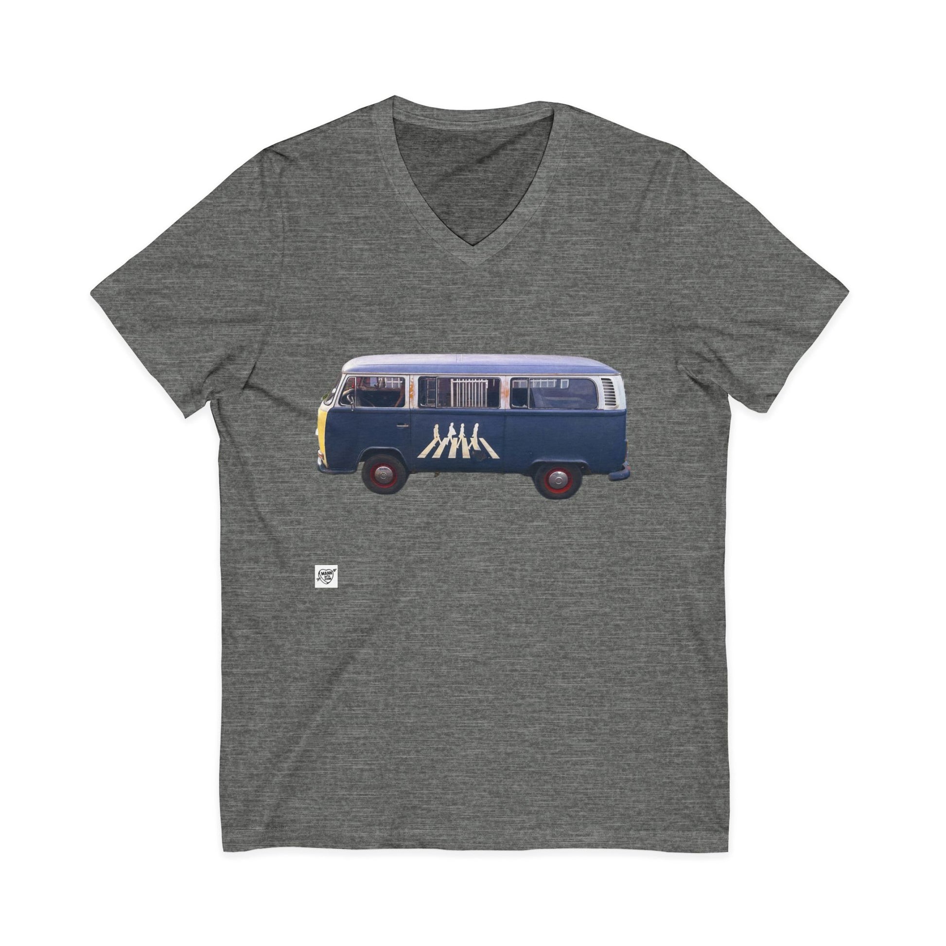 The Beatles on a VW  -  V-Neck