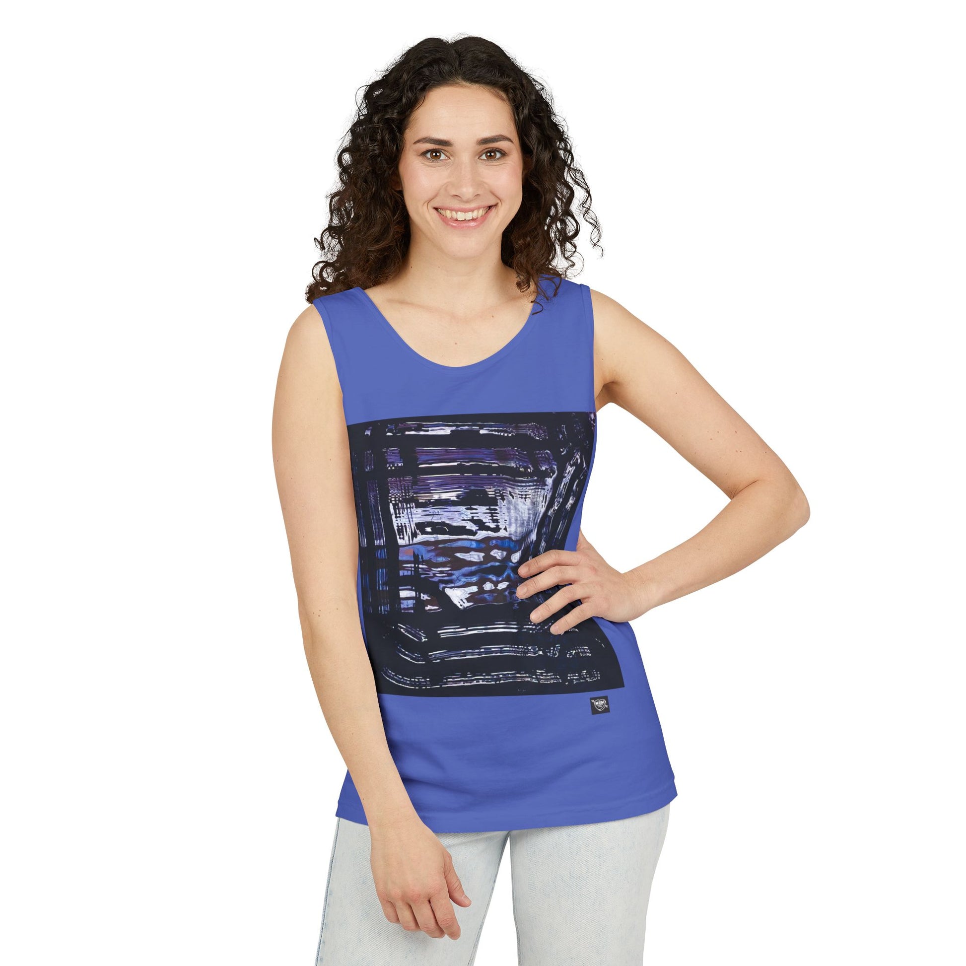 Abstract Midnight Square - Tank Top