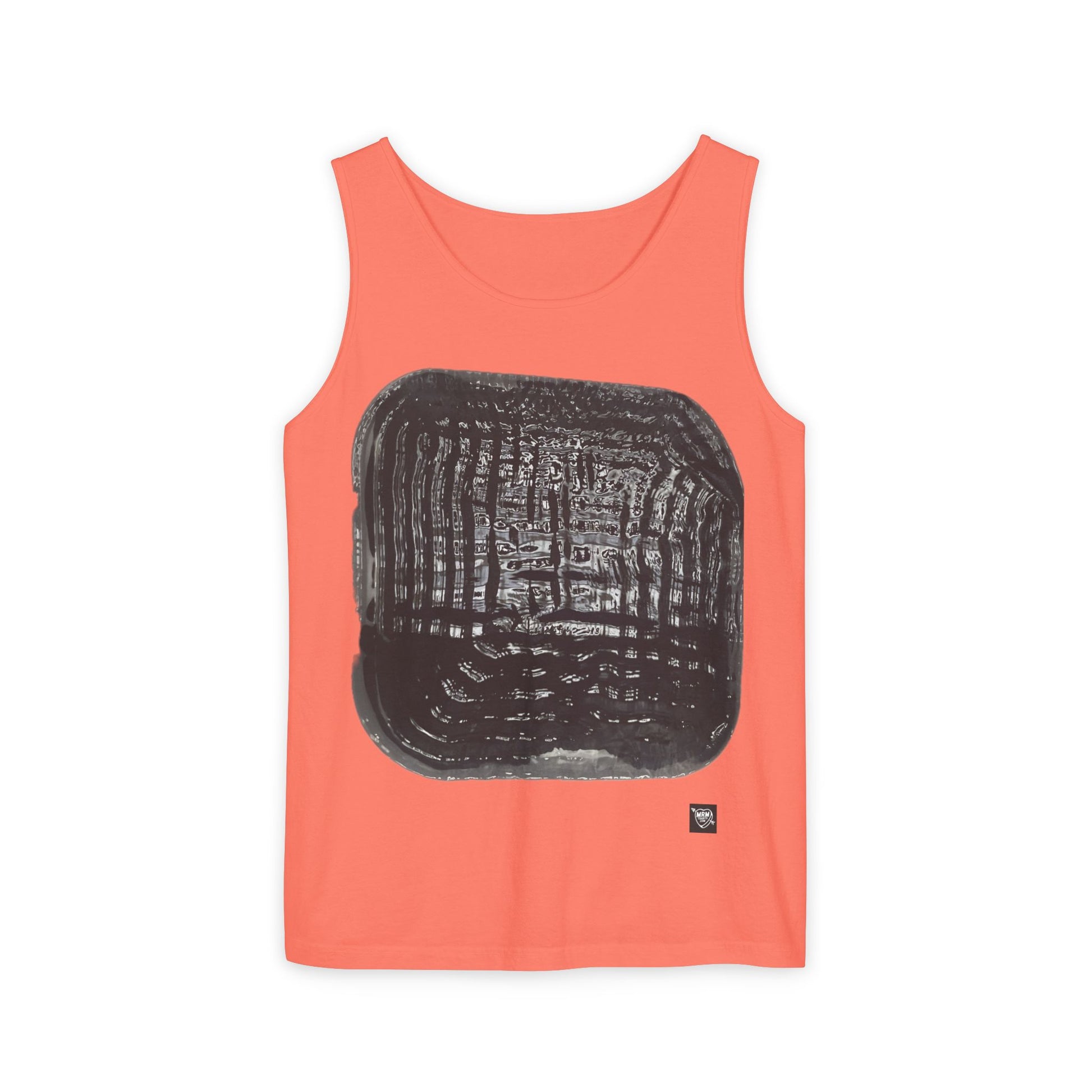 Abstract Black Brushstroke - Tank Top — Minimalist Art Graphic Tank