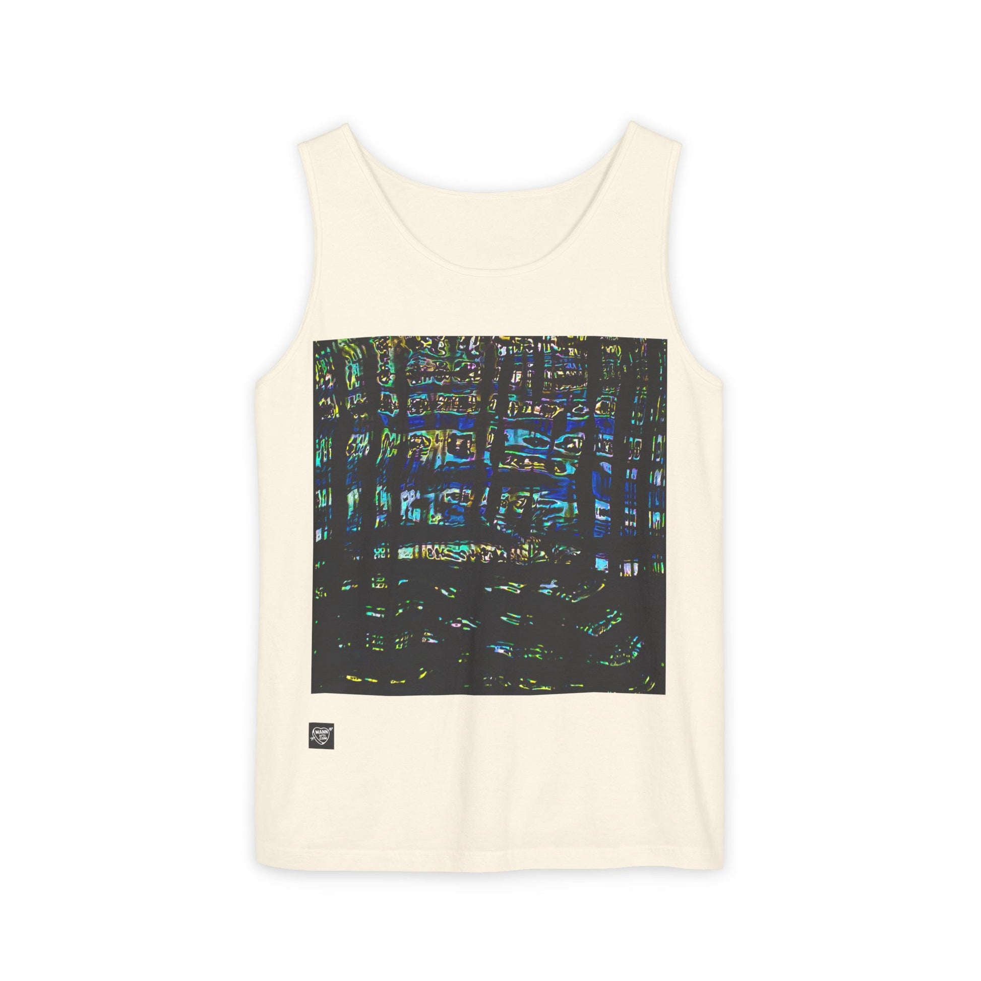Iridescent Grid Abstract - Tank Top
