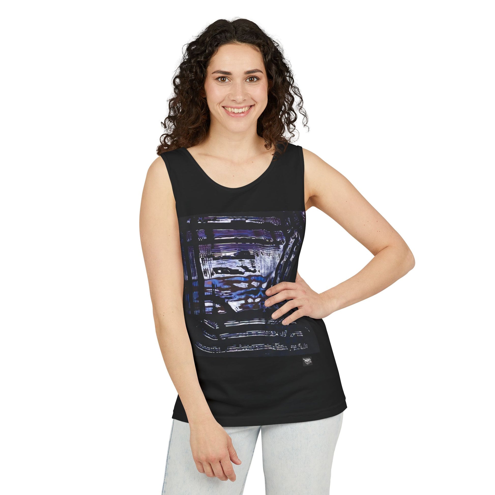 Abstract Midnight Square - Tank Top