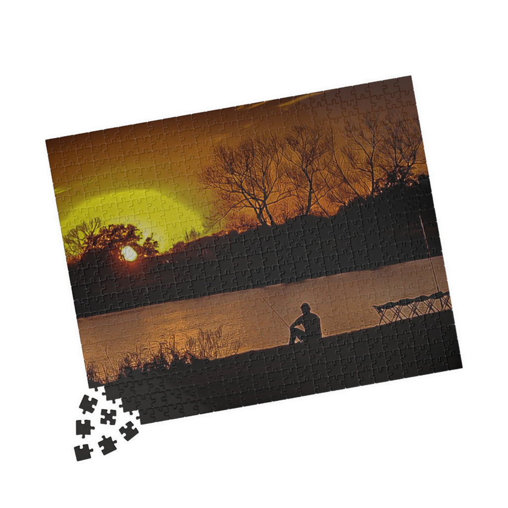 Fishing in the sundown of Austin - Puzzle - 110, 252, 520, 1014