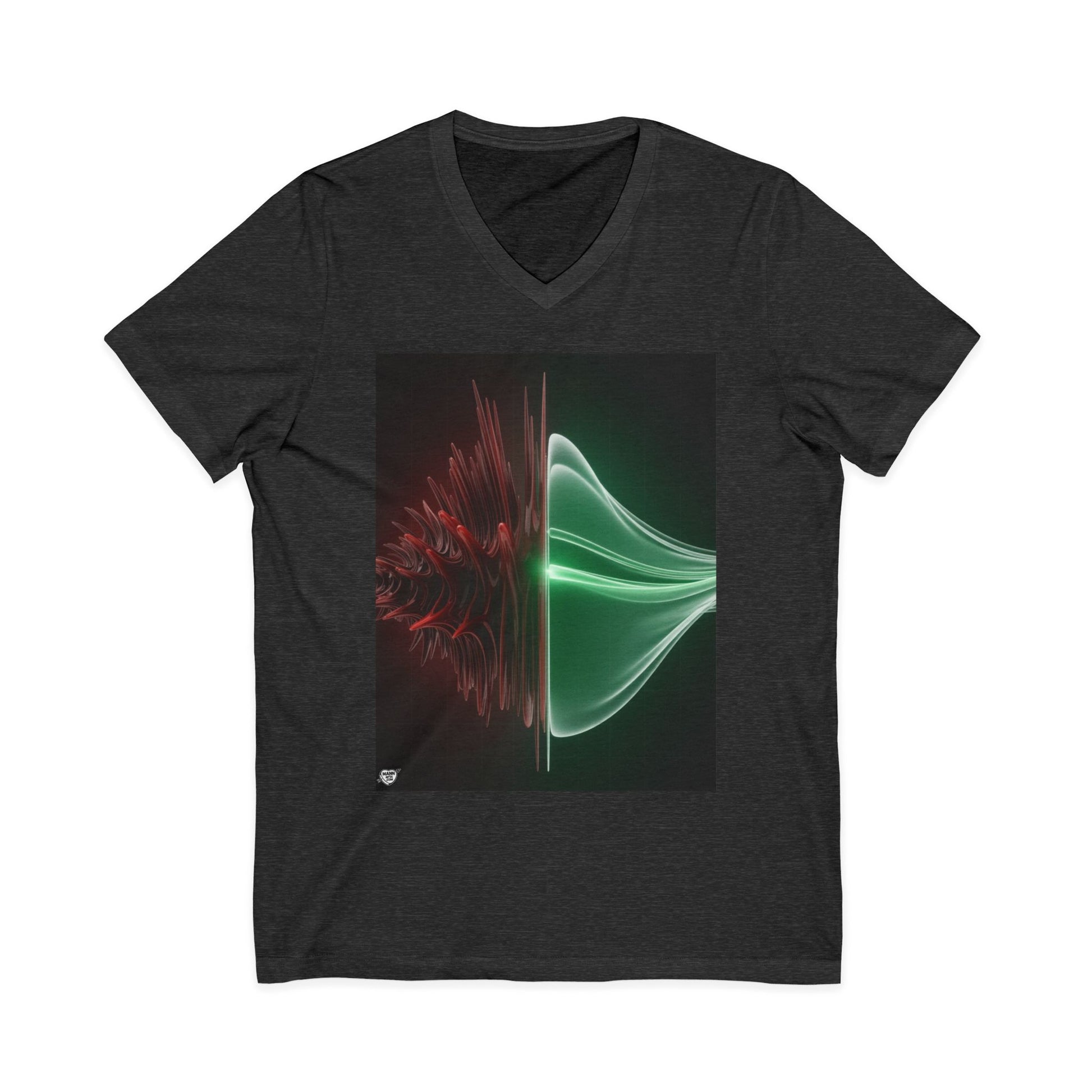 Split Frequency Abstract Soundwave - 5 -  V-Neck