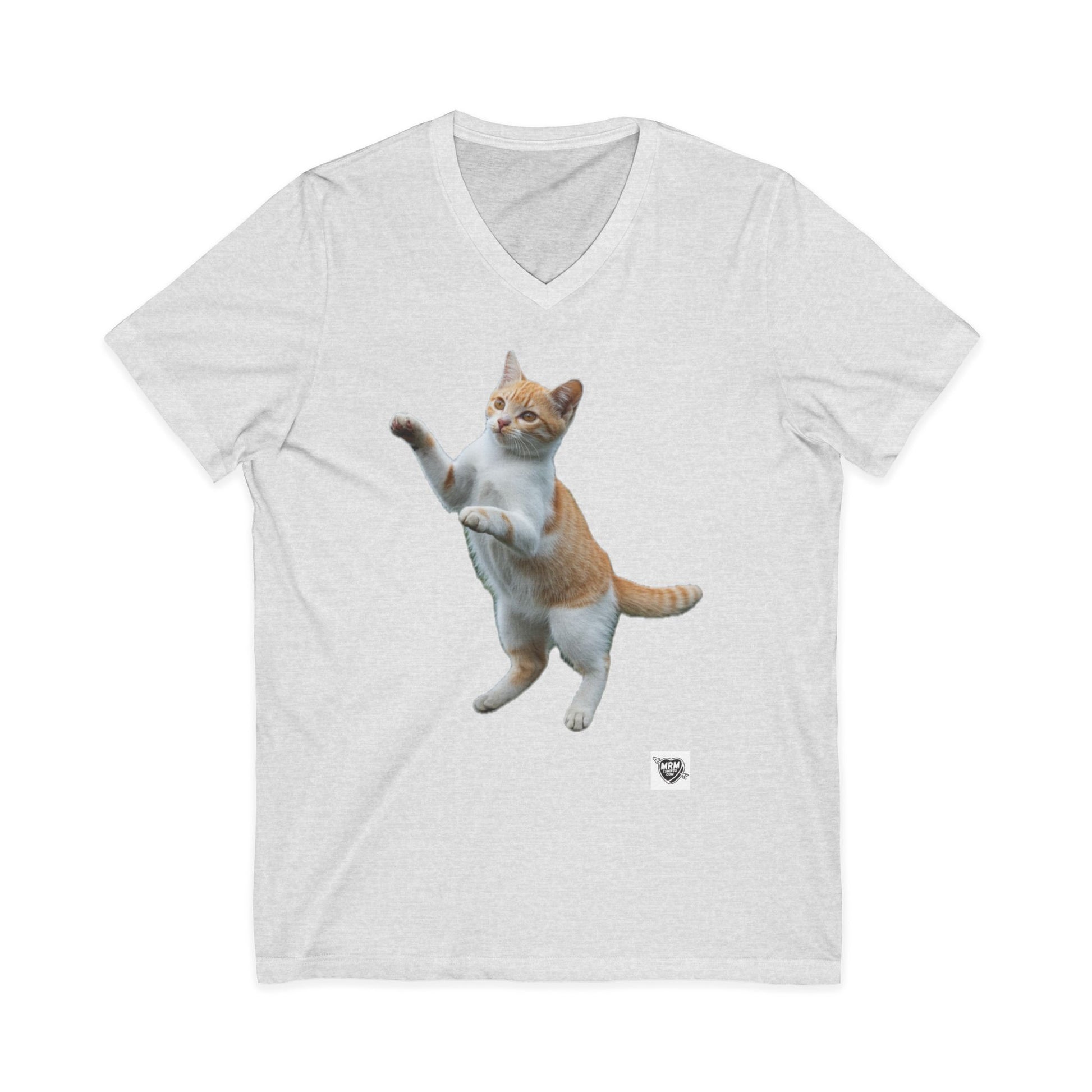 Dancing Ginger Cat - V-Neck