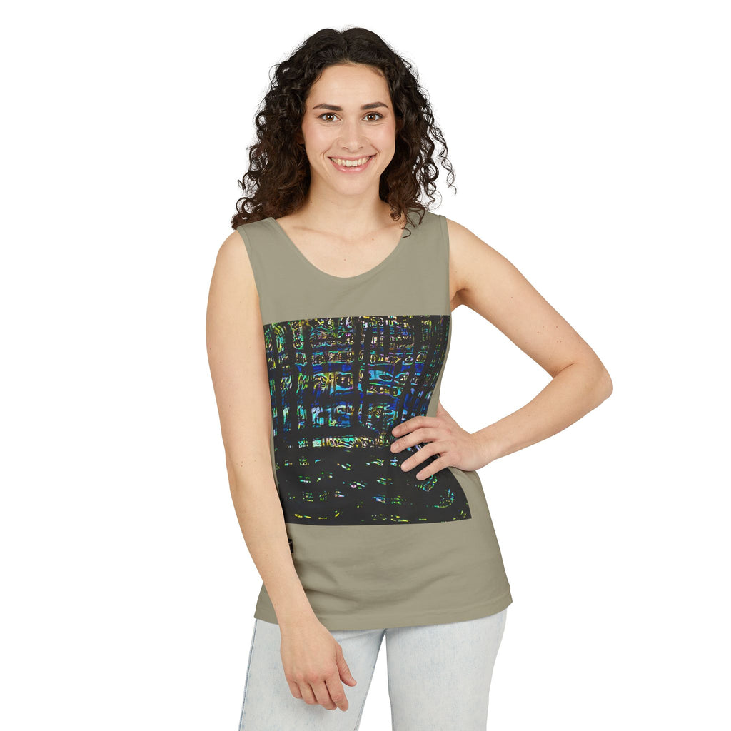 Iridescent Grid Abstract - Tank Top