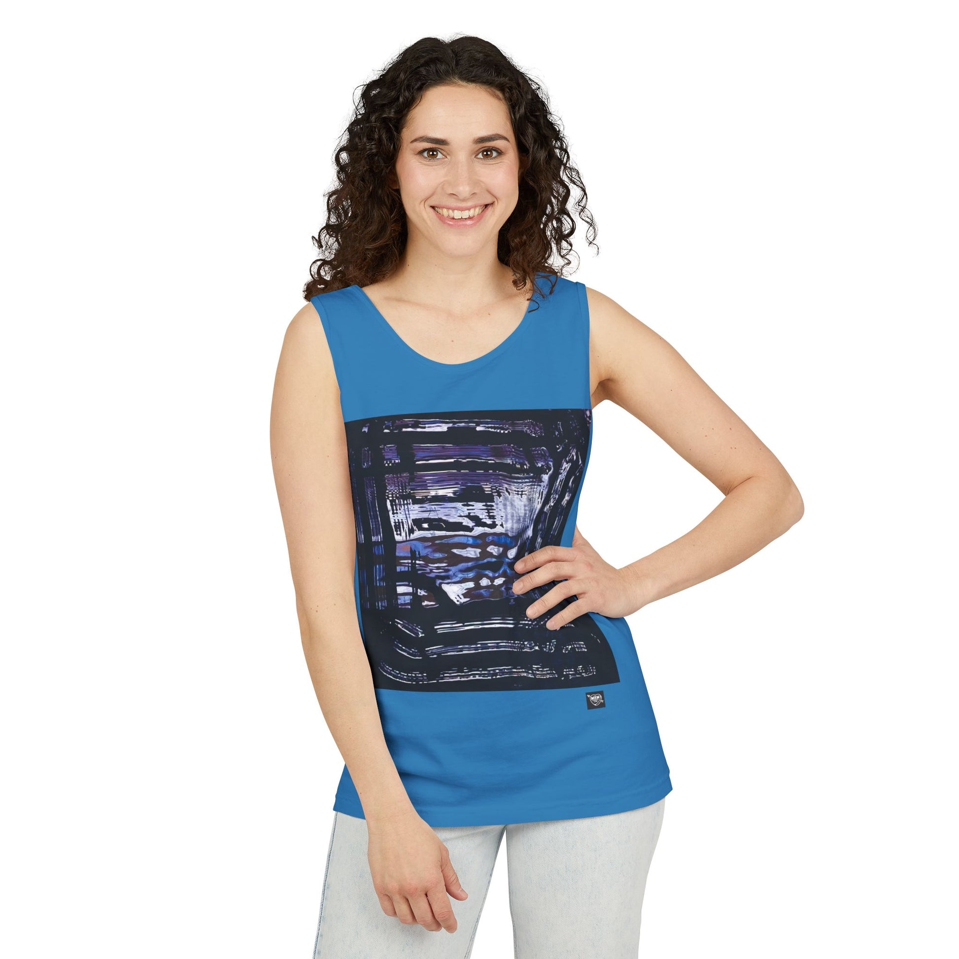 Abstract Midnight Square - Tank Top