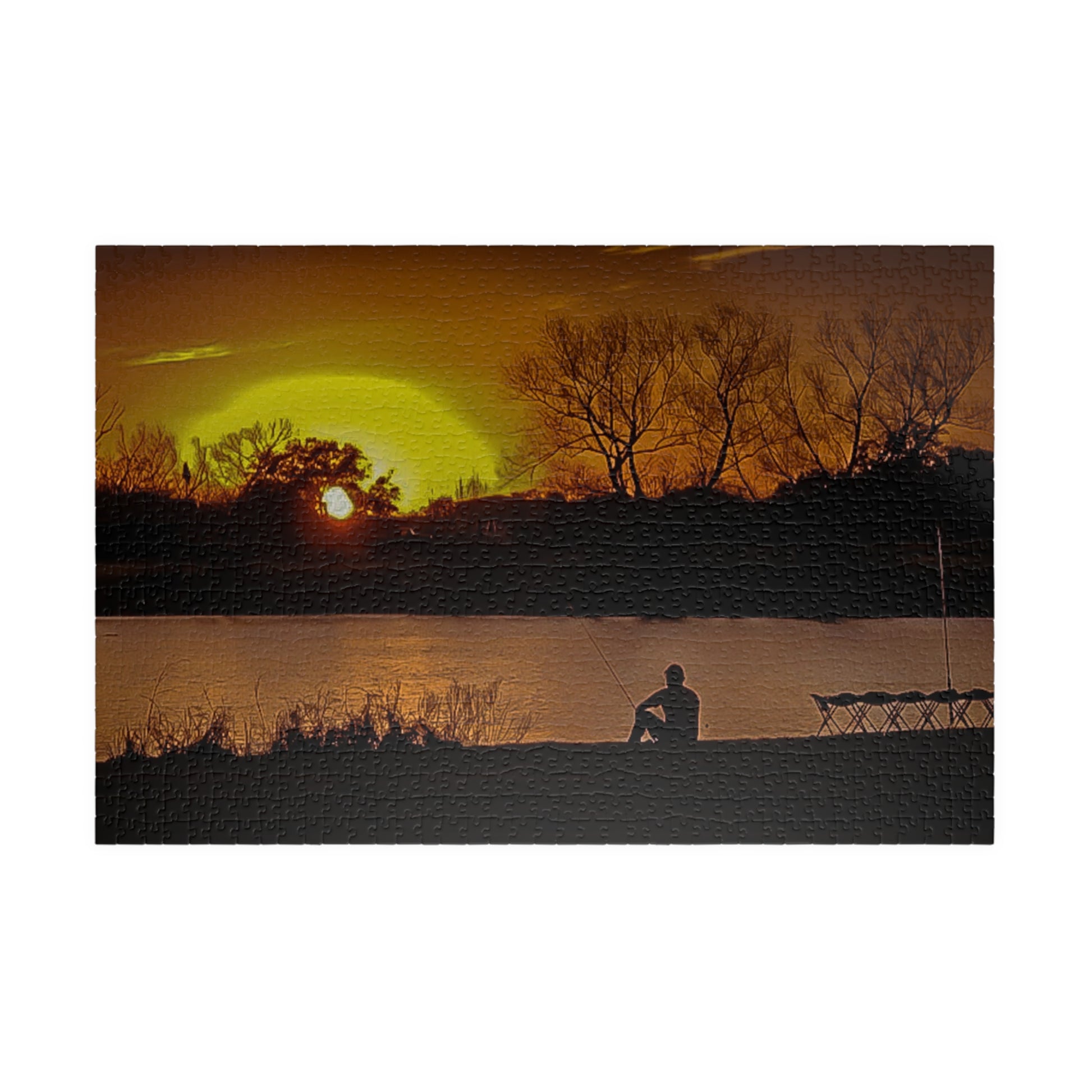 Fishing in the sundown of Austin - Puzzle - 110, 252, 520, 1014