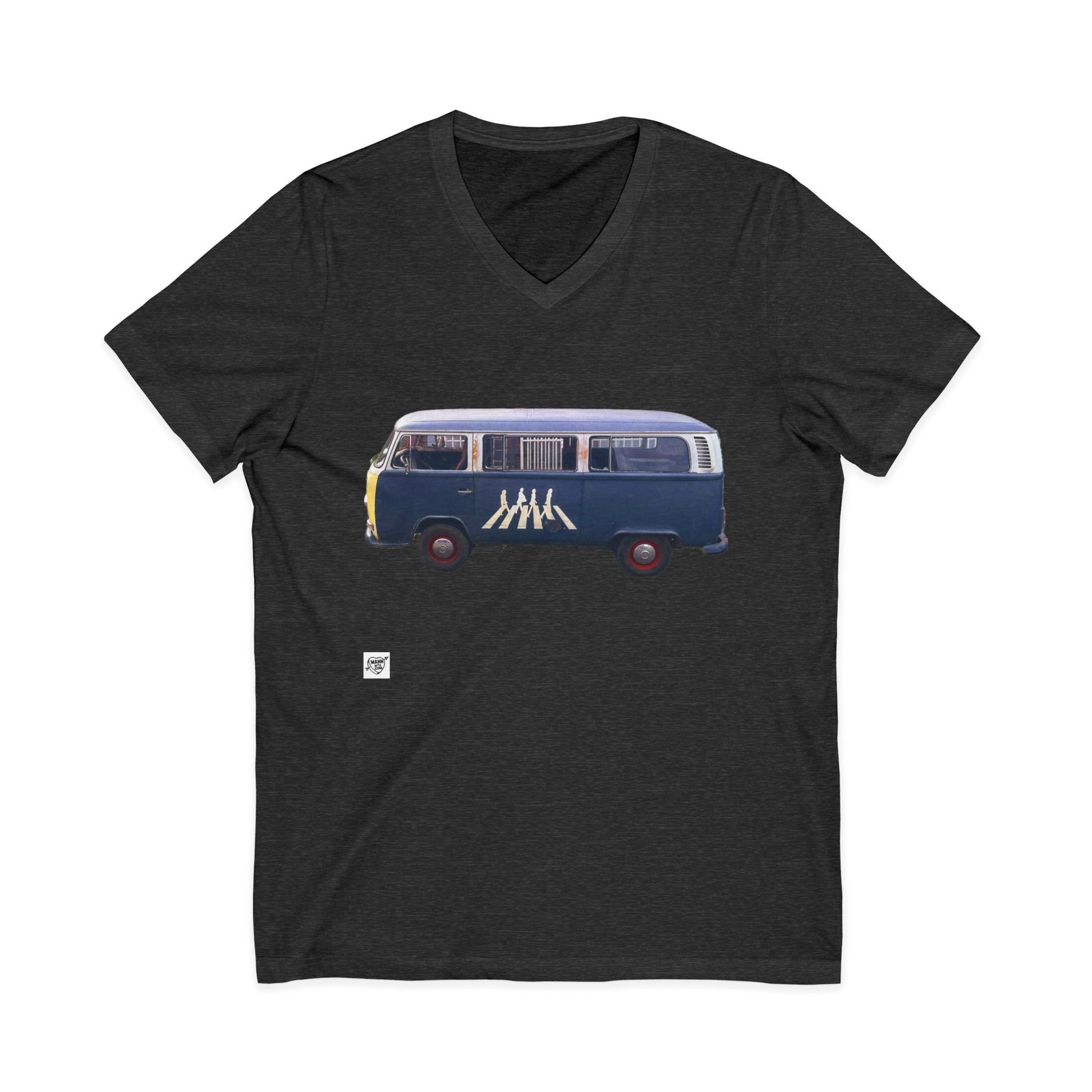 The Beatles on a VW  -  V-Neck