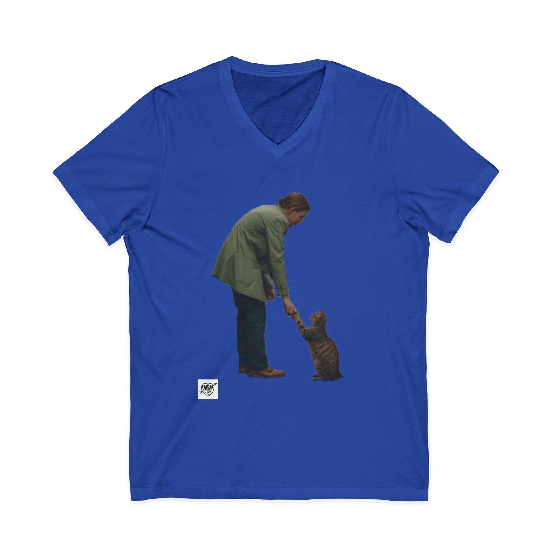 Person with a Cat High-Five - V-Neck