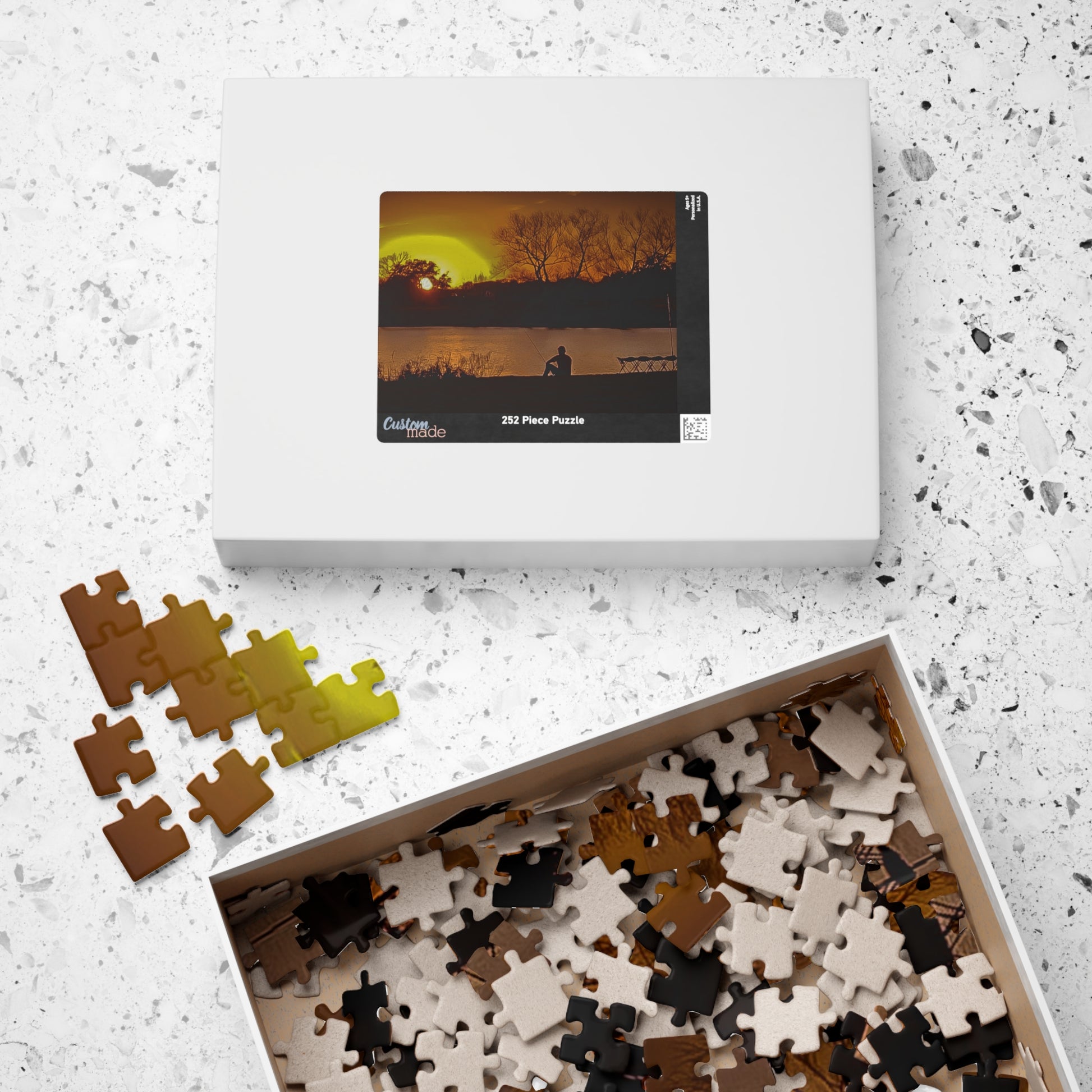 Fishing in the sundown of Austin - Puzzle - 110, 252, 520, 1014