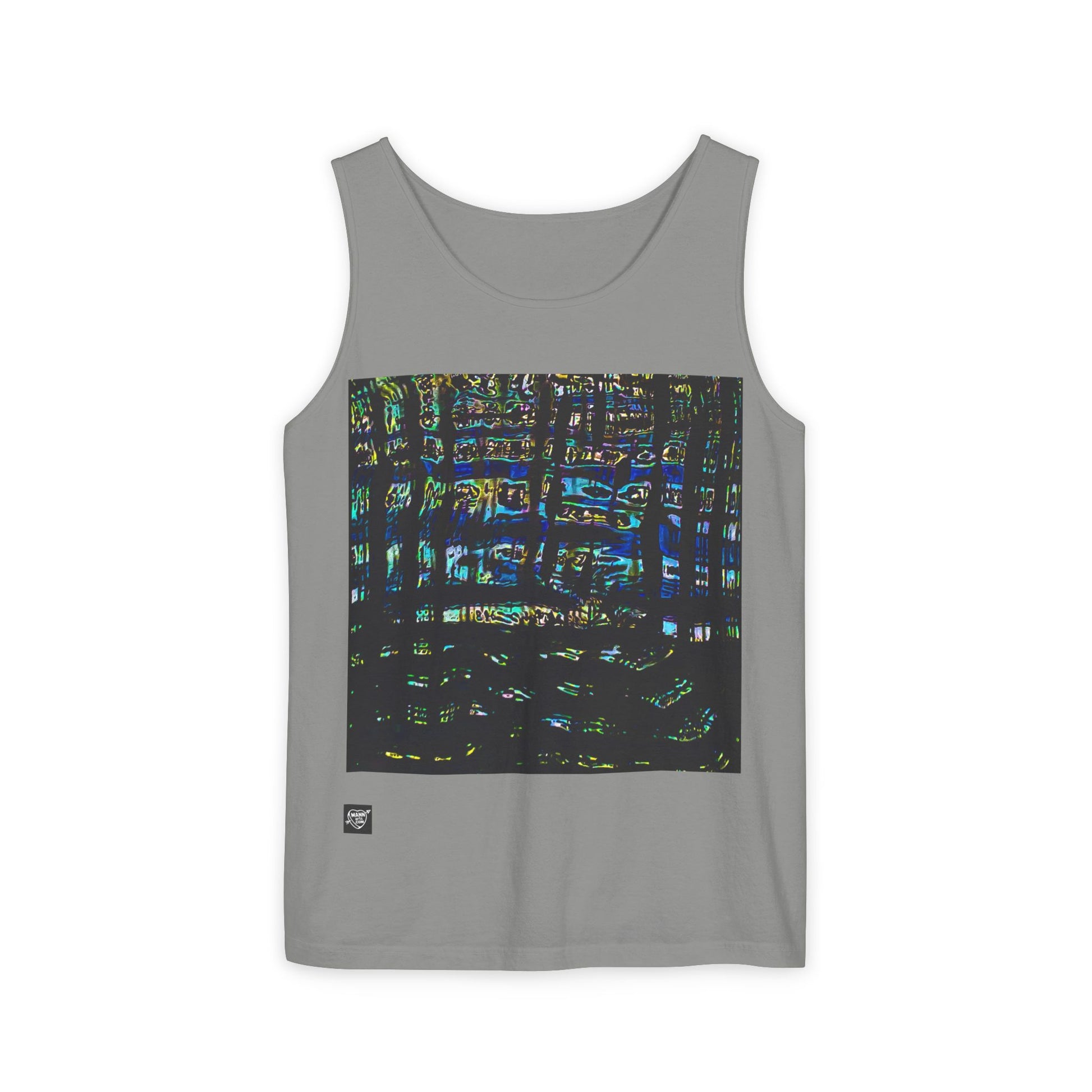 Iridescent Grid Abstract - Tank Top